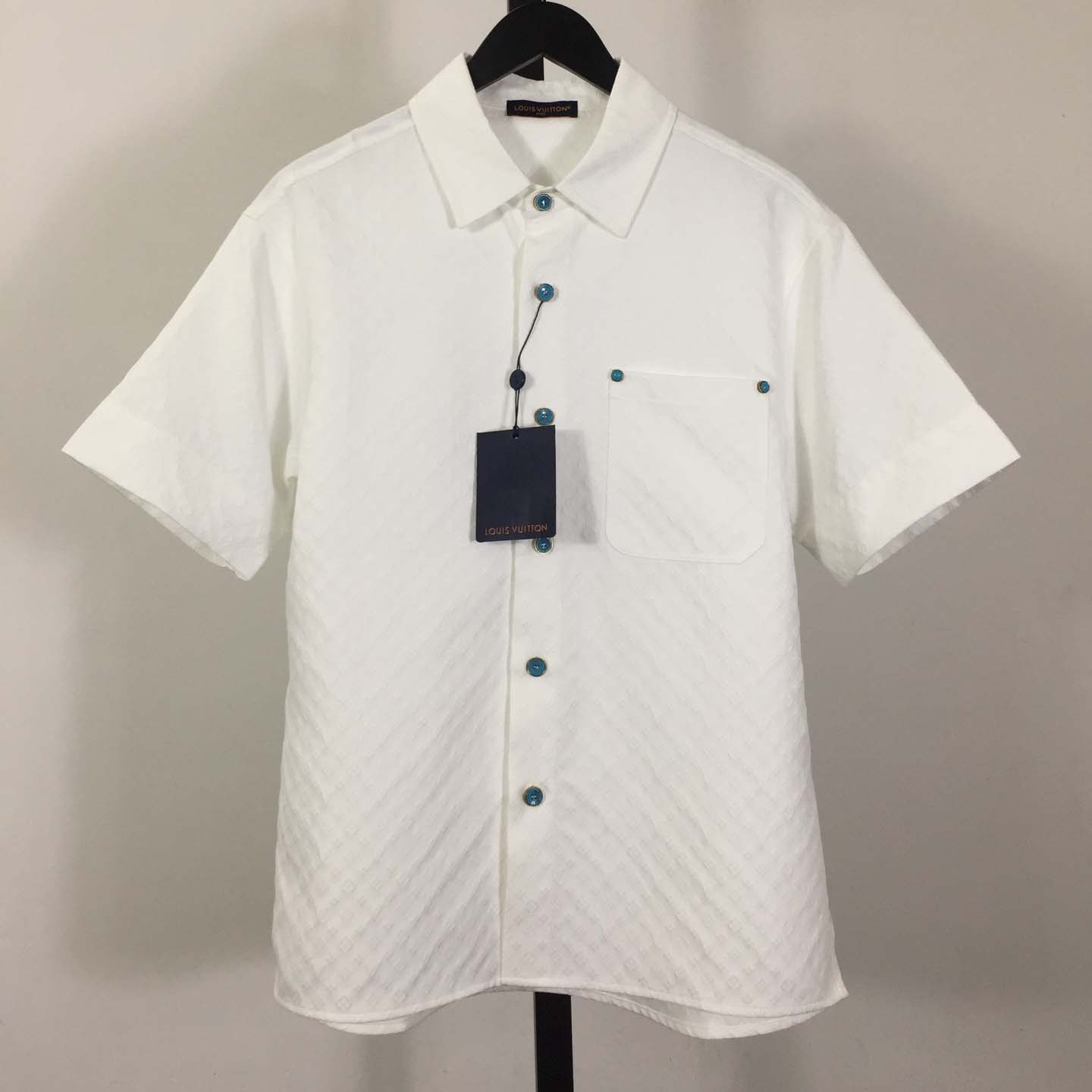Louis Vuitton Monogram Short-Sleeved Cotton Shirt   - DopestKickz
