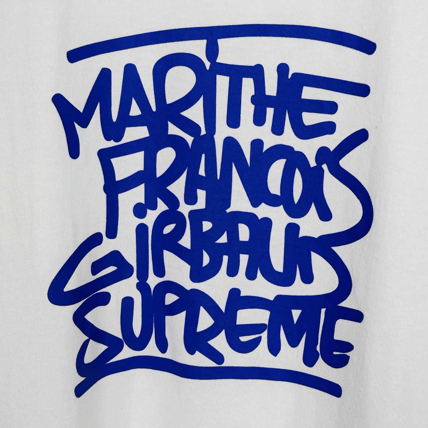Supreme x Martithé + François Girbaud Tee 'White' - DopestKickz