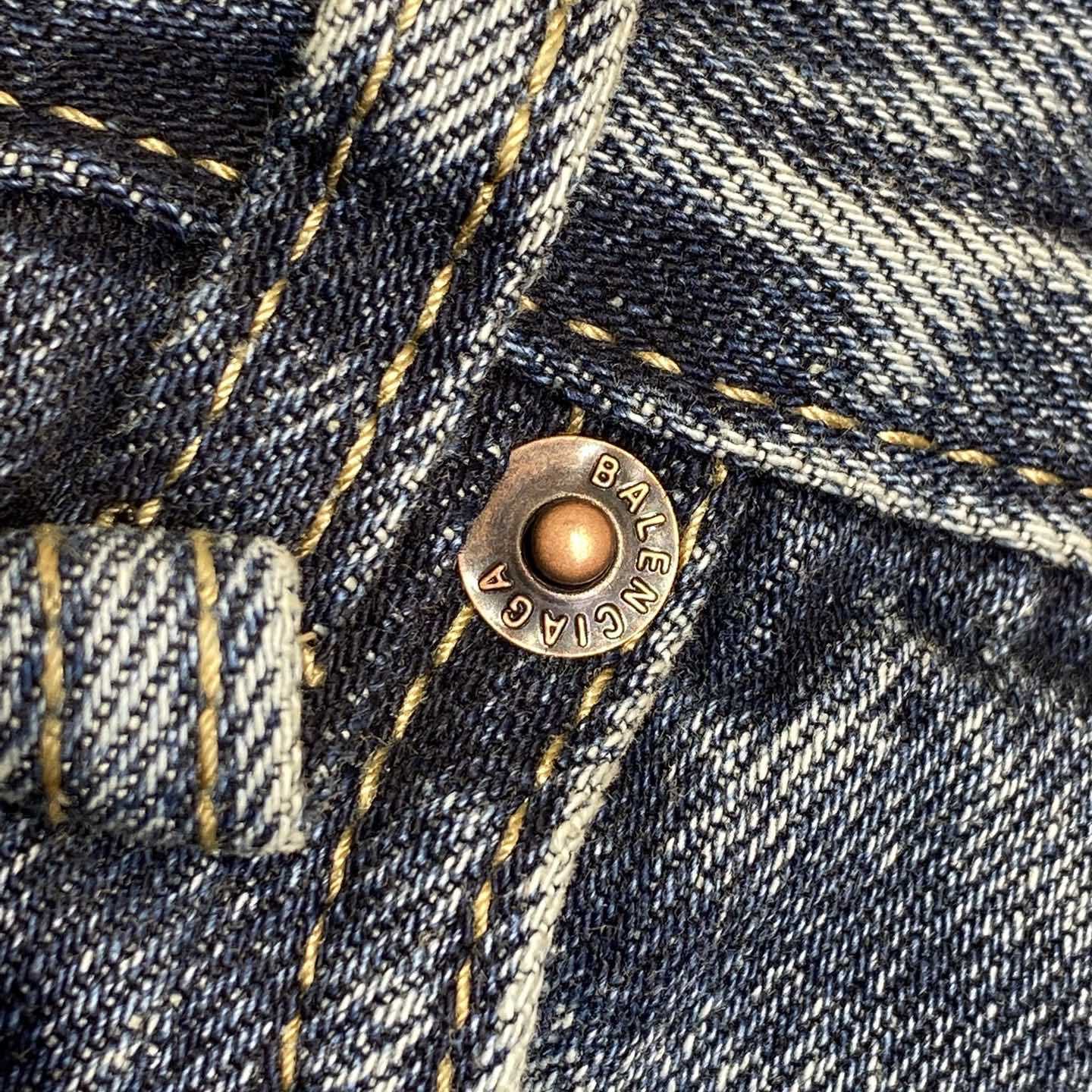 Balenciaga Flared Cargo Pants In Dark Blue - DopestKickz