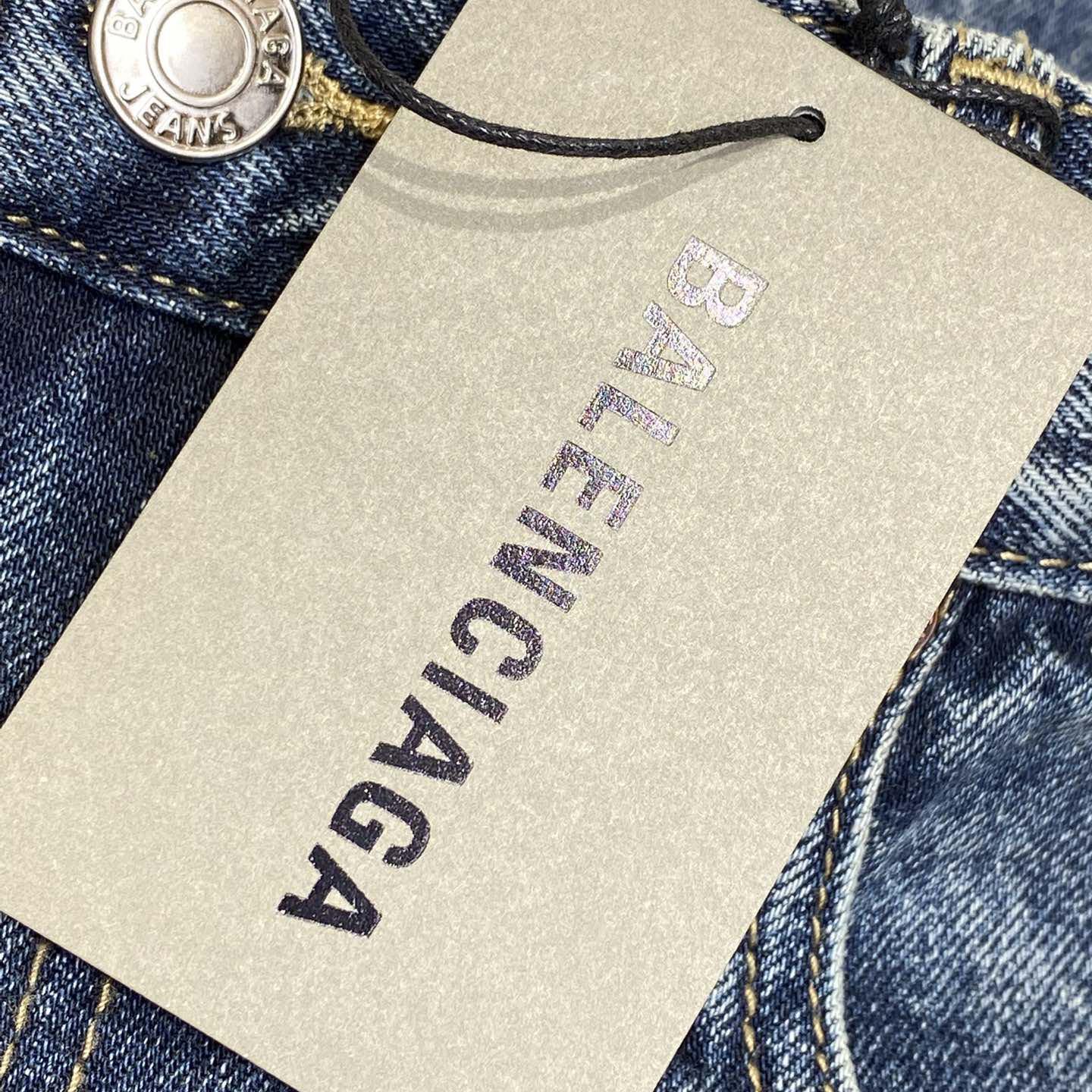 Balenciaga Flared Cargo Pants In Dark Blue - DopestKickz