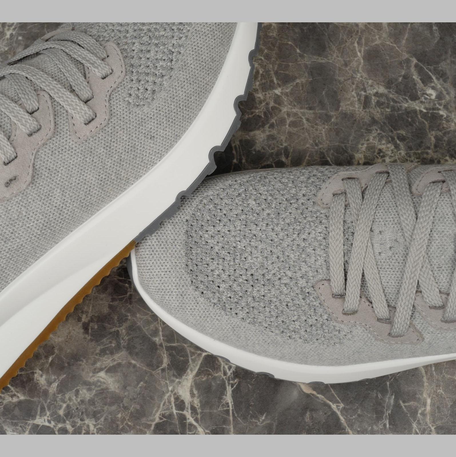 Brunello Cucinelli Cotton Chiné Knit Runners - DopestKickz