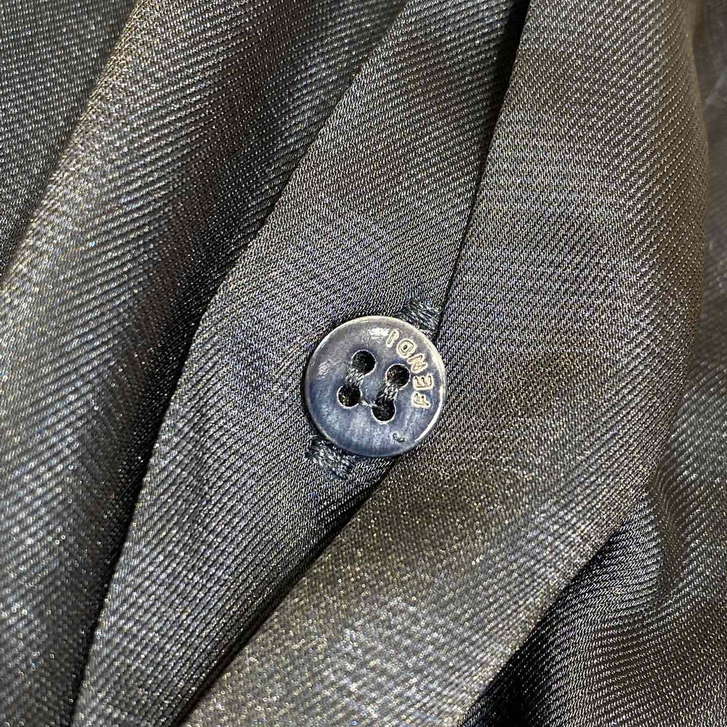 Fendi Allover Logo Printed Buttoned Shirt - DopestKickz