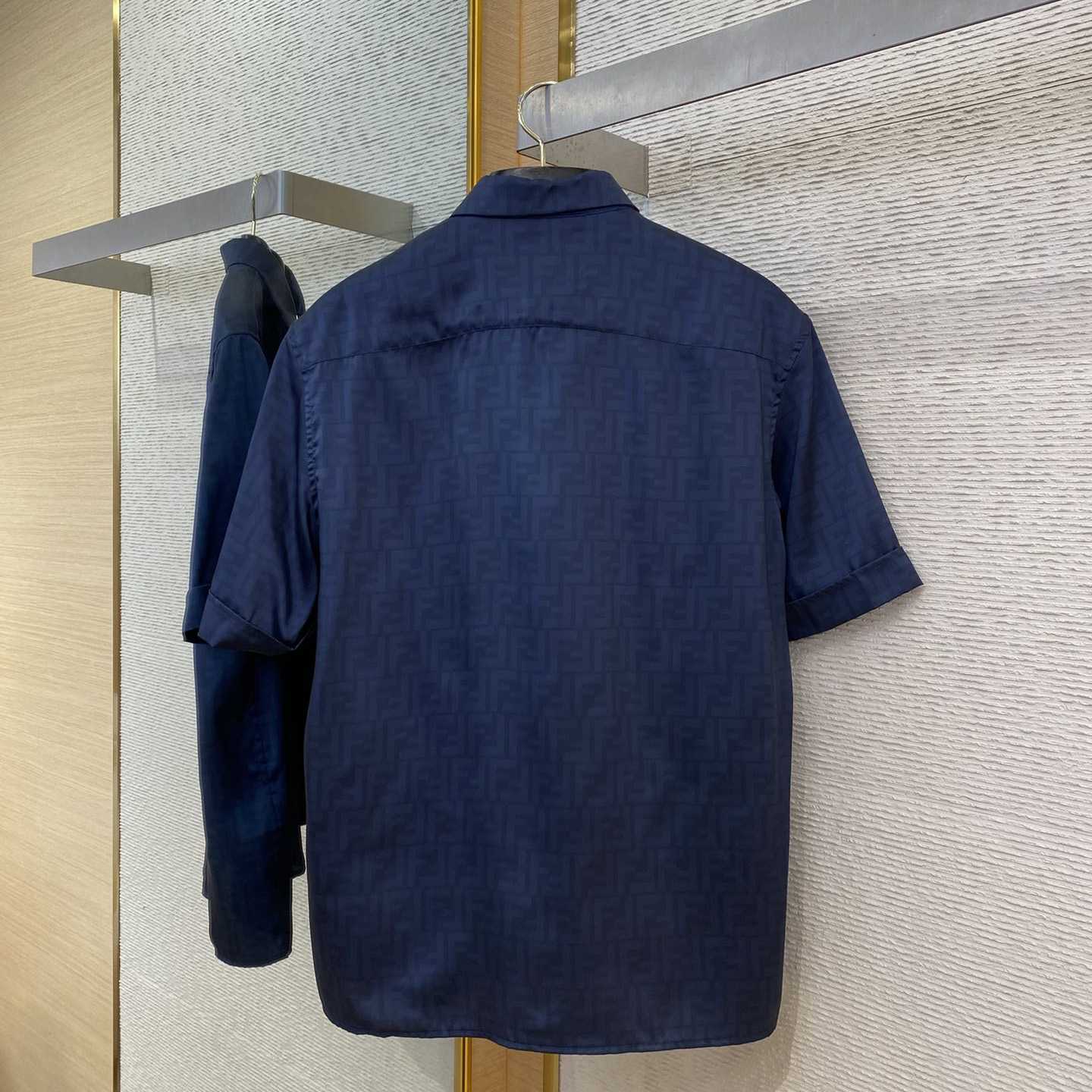 Fendi Allover Logo Printed Buttoned Shirt - DopestKickz