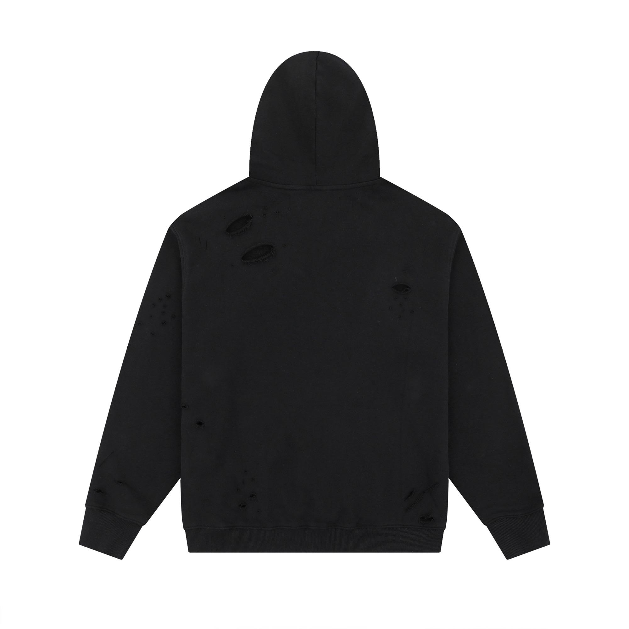 LostShdws OG Logo Hoodie Heather Black - DopestKickz