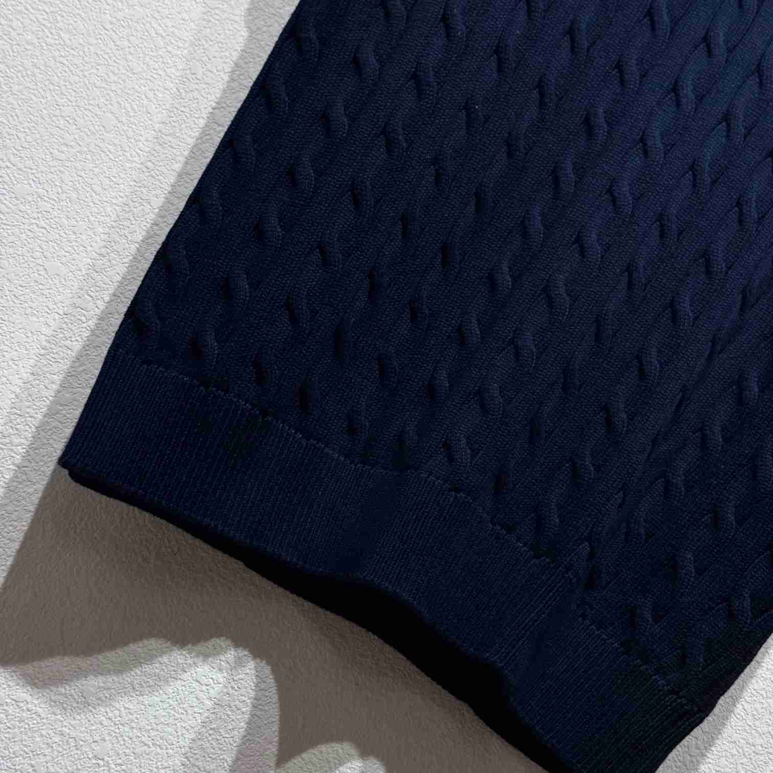 Ralph Lauren Cable-Knit Cotton Polo-Collar Sweater - DopestKickz