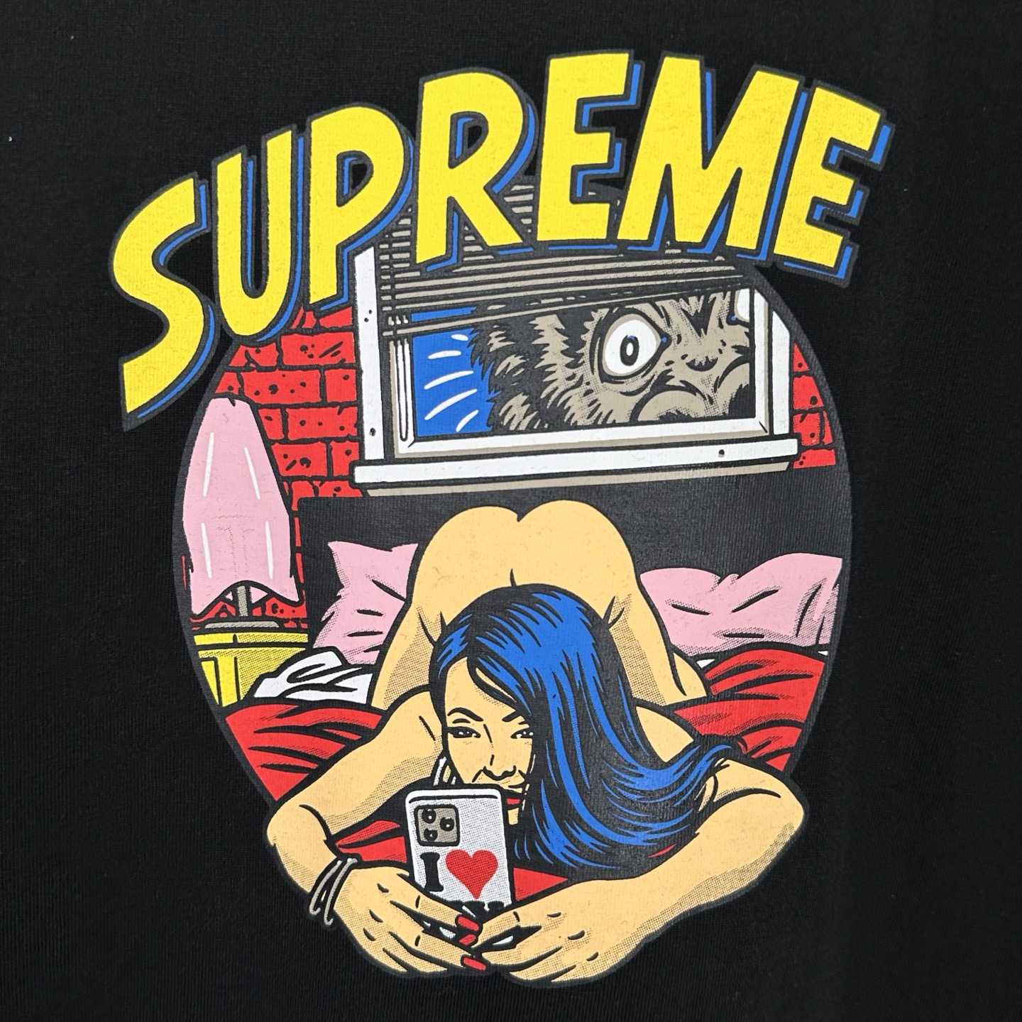 Supreme Bedroom Tee 'Black' - DopestKickz