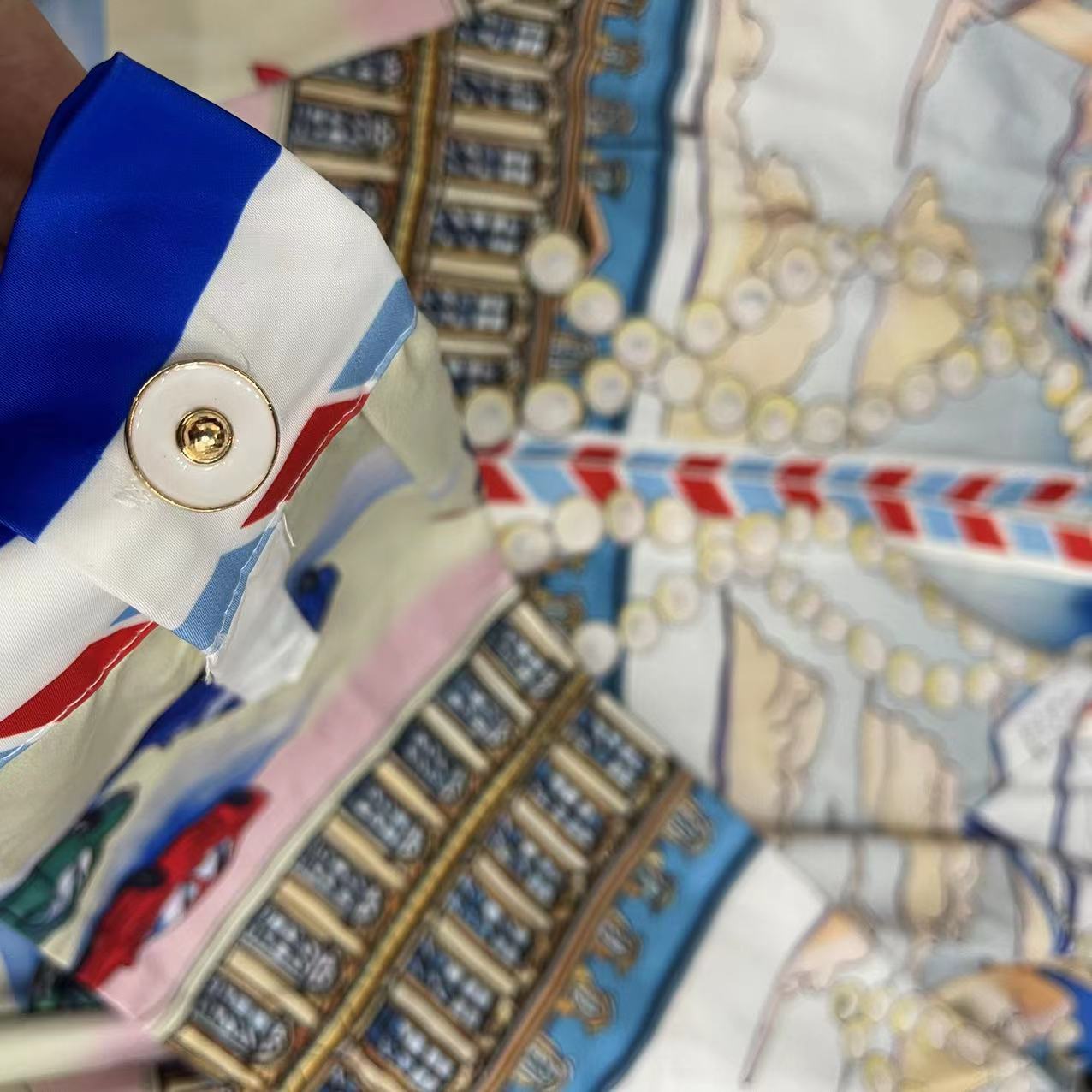 Casablanca Long-Sleeve Silk Shirt 'Place Casa' - DopestKickz