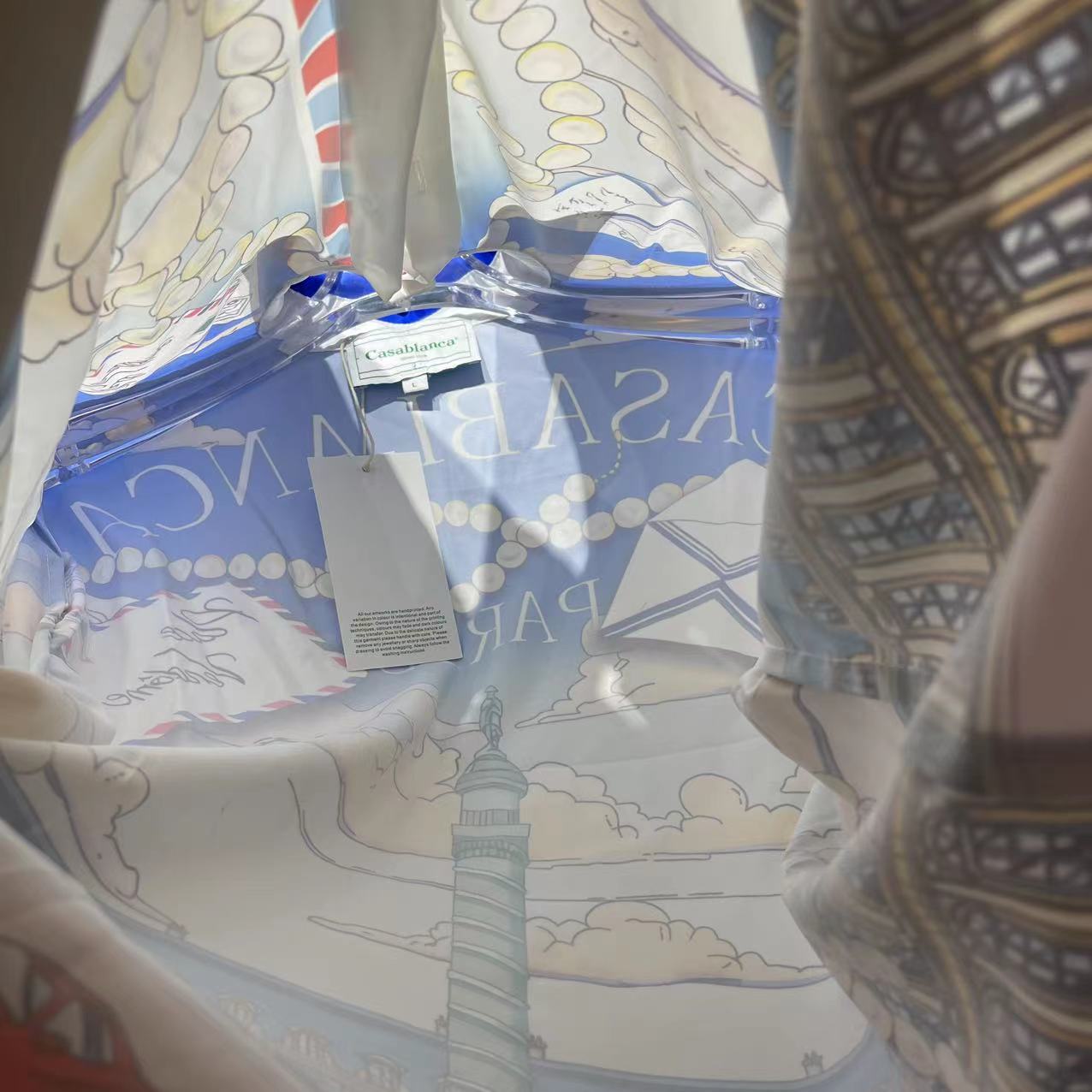 Casablanca Long-Sleeve Silk Shirt 'Place Casa' - DopestKickz