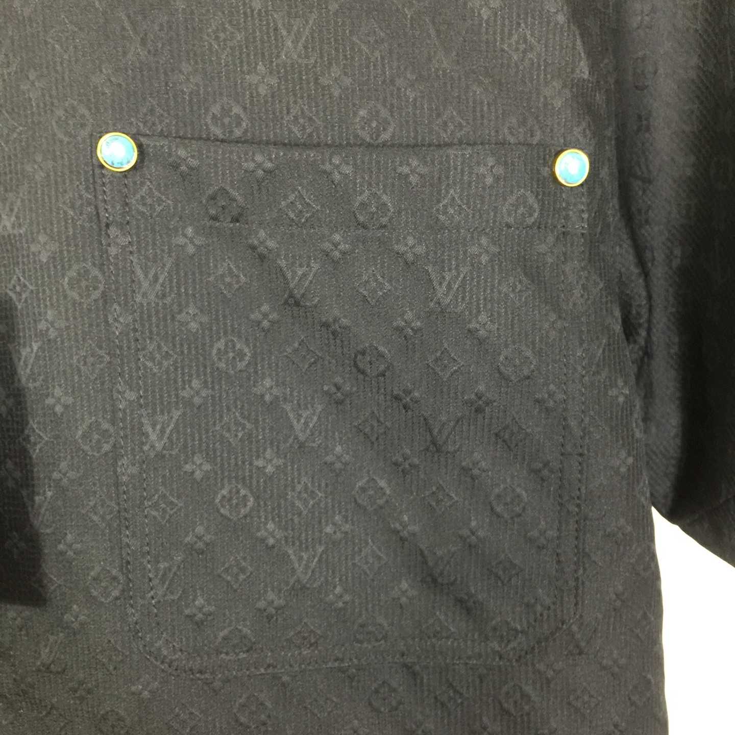 Louis Vuitton Monogram Short-Sleeved Cotton Shirt   - DopestKickz