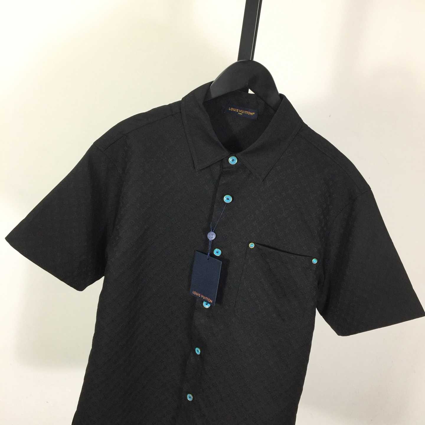 Louis Vuitton Monogram Short-Sleeved Cotton Shirt   - DopestKickz