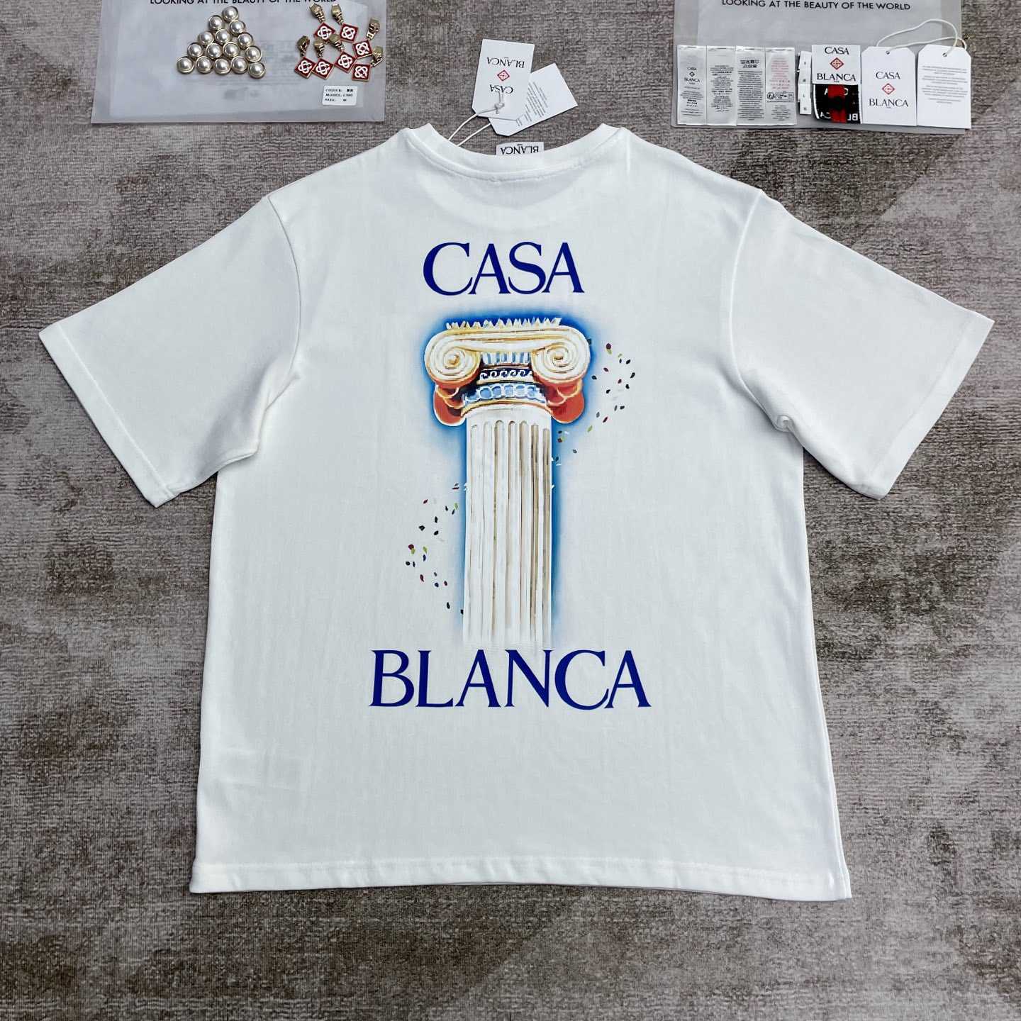 Casablanca La Colonne T-Shirt   C955 - DopestKickz