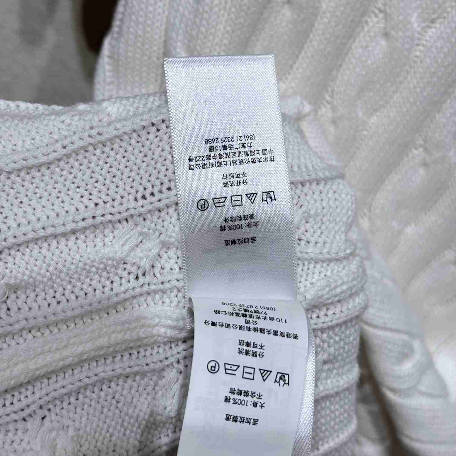 Ralph Lauren Cable-Knit Cotton Polo-Collar Sweater - DopestKickz