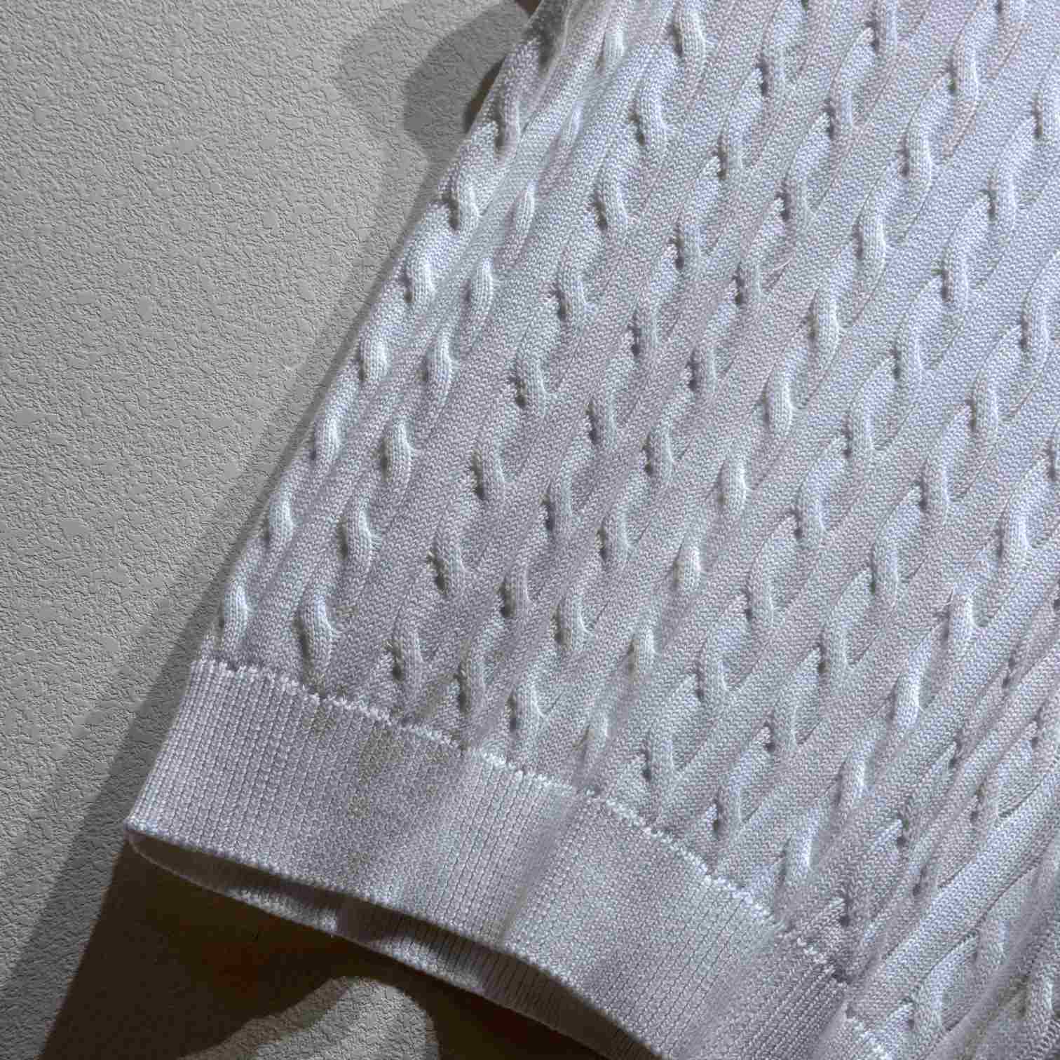 Ralph Lauren Cable-Knit Cotton Polo-Collar Sweater - DopestKickz