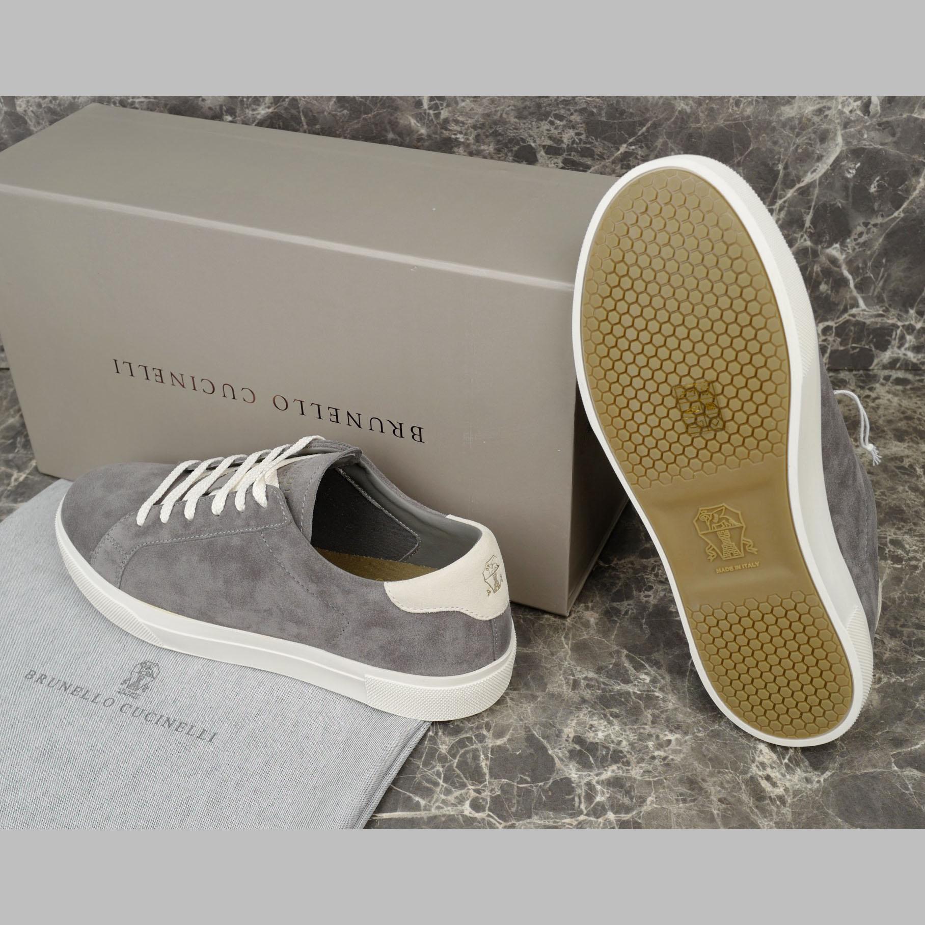 Brunello Cucinelli Suede Sneakers - DopestKickz