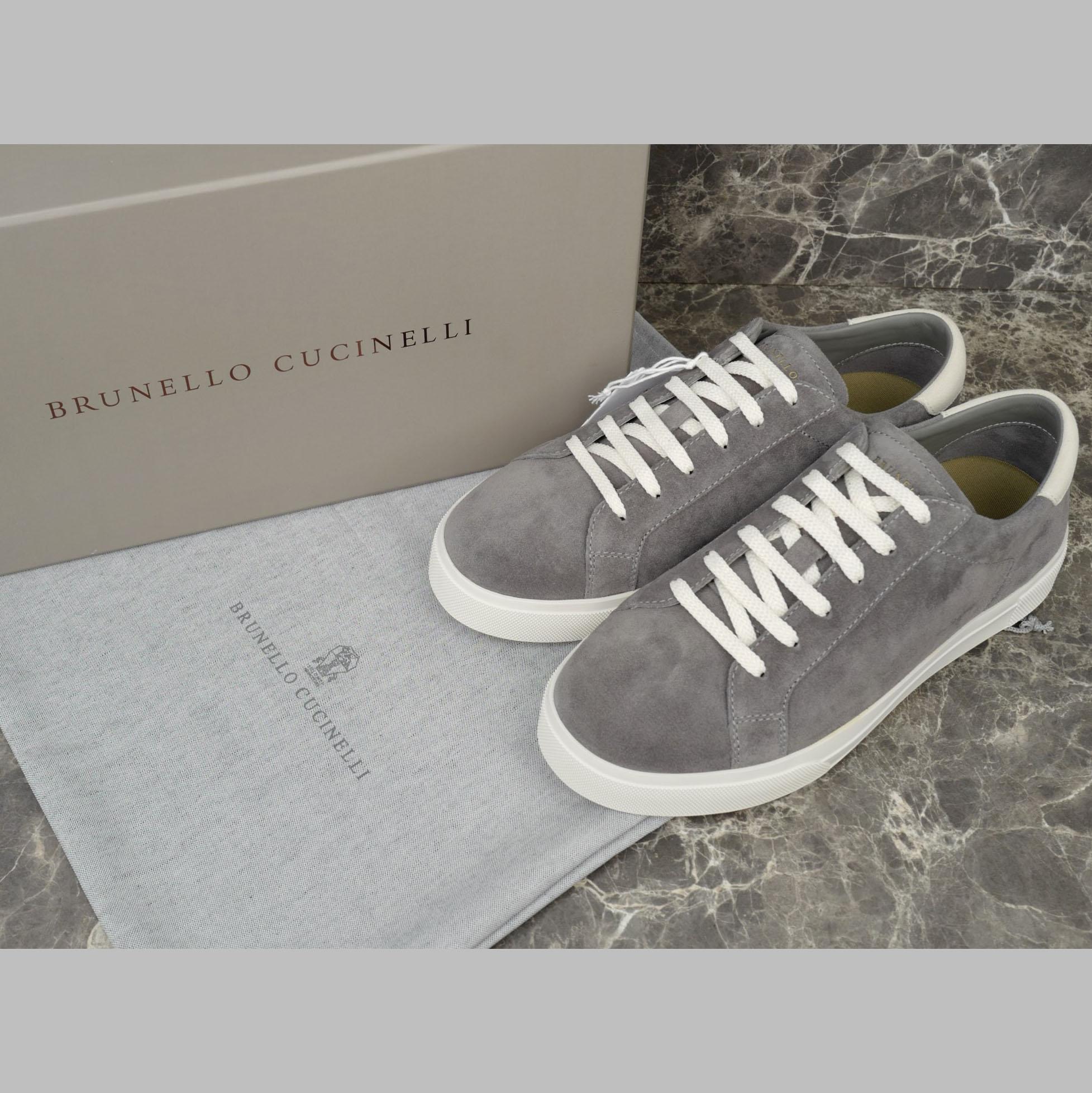 Brunello Cucinelli Suede Sneakers - DopestKickz