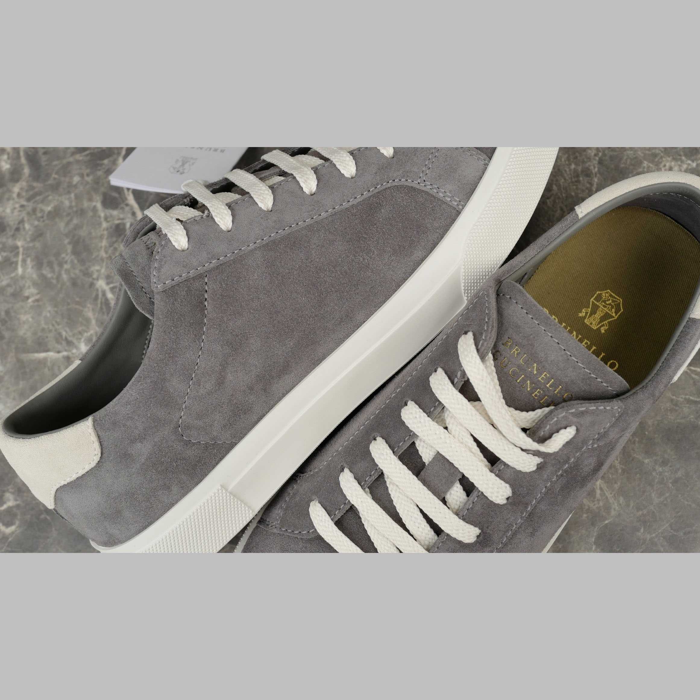 Brunello Cucinelli Suede Sneakers - DopestKickz