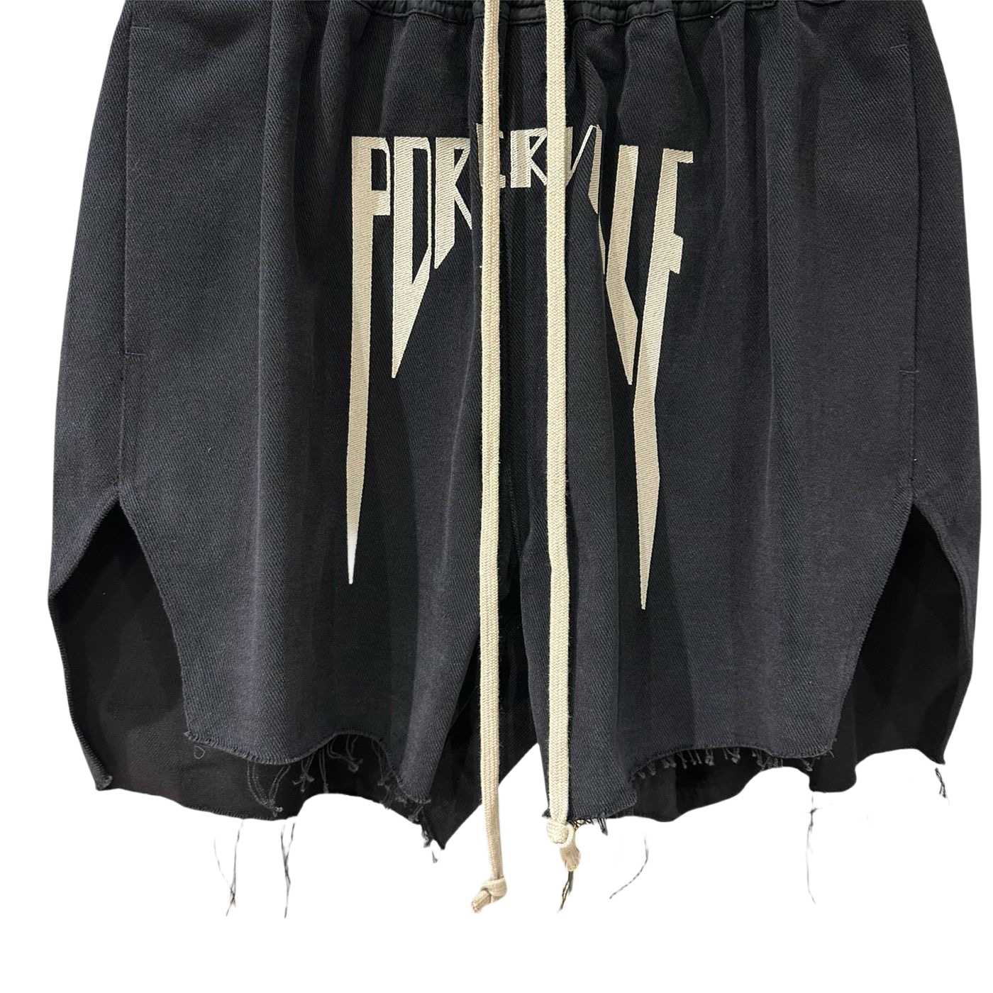 Rick Owens Embroidered Shorts - DopestKickz