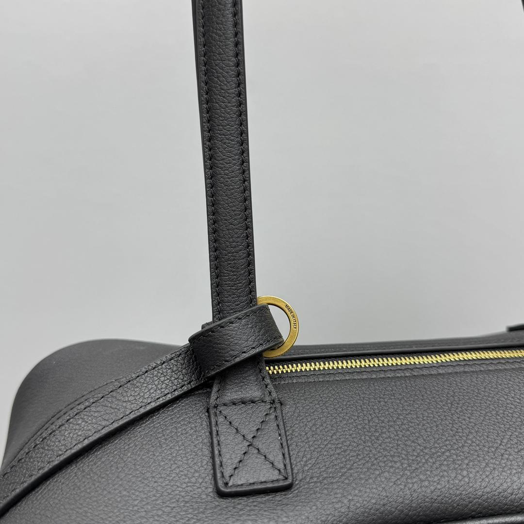 Balenciaga Carrie Bowling Bag Medium In Black  - DopestKickz