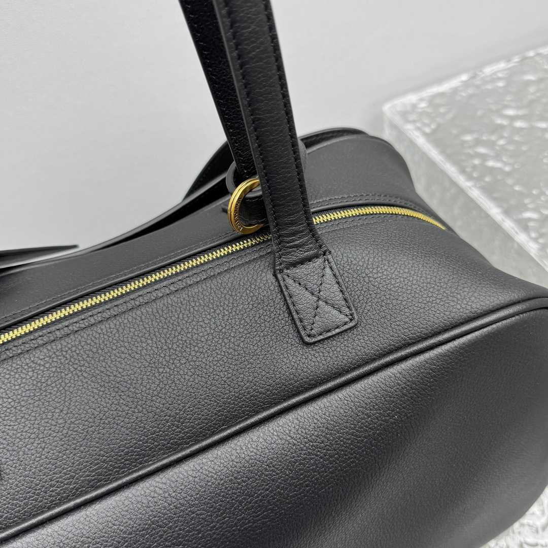 Balenciaga Carrie Bowling Bag Medium In Black  - DopestKickz