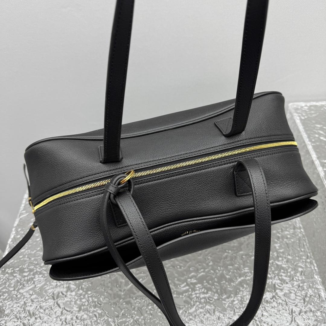 Balenciaga Carrie Bowling Bag Medium In Black  - DopestKickz