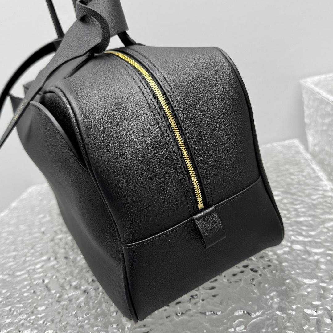 Balenciaga Carrie Bowling Bag Medium In Black  - DopestKickz