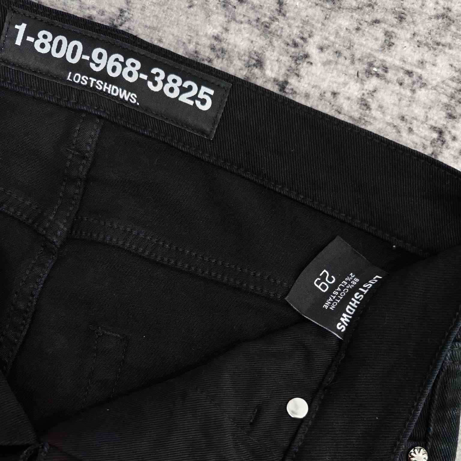 Lost Shadows  Red Waxed Denim   709 - DopestKickz