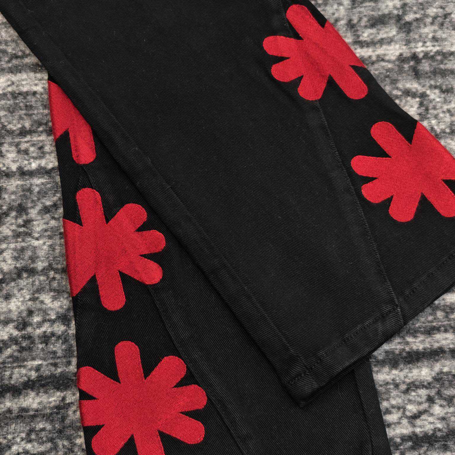 Lost Shadows  Red Waxed Denim   709 - DopestKickz