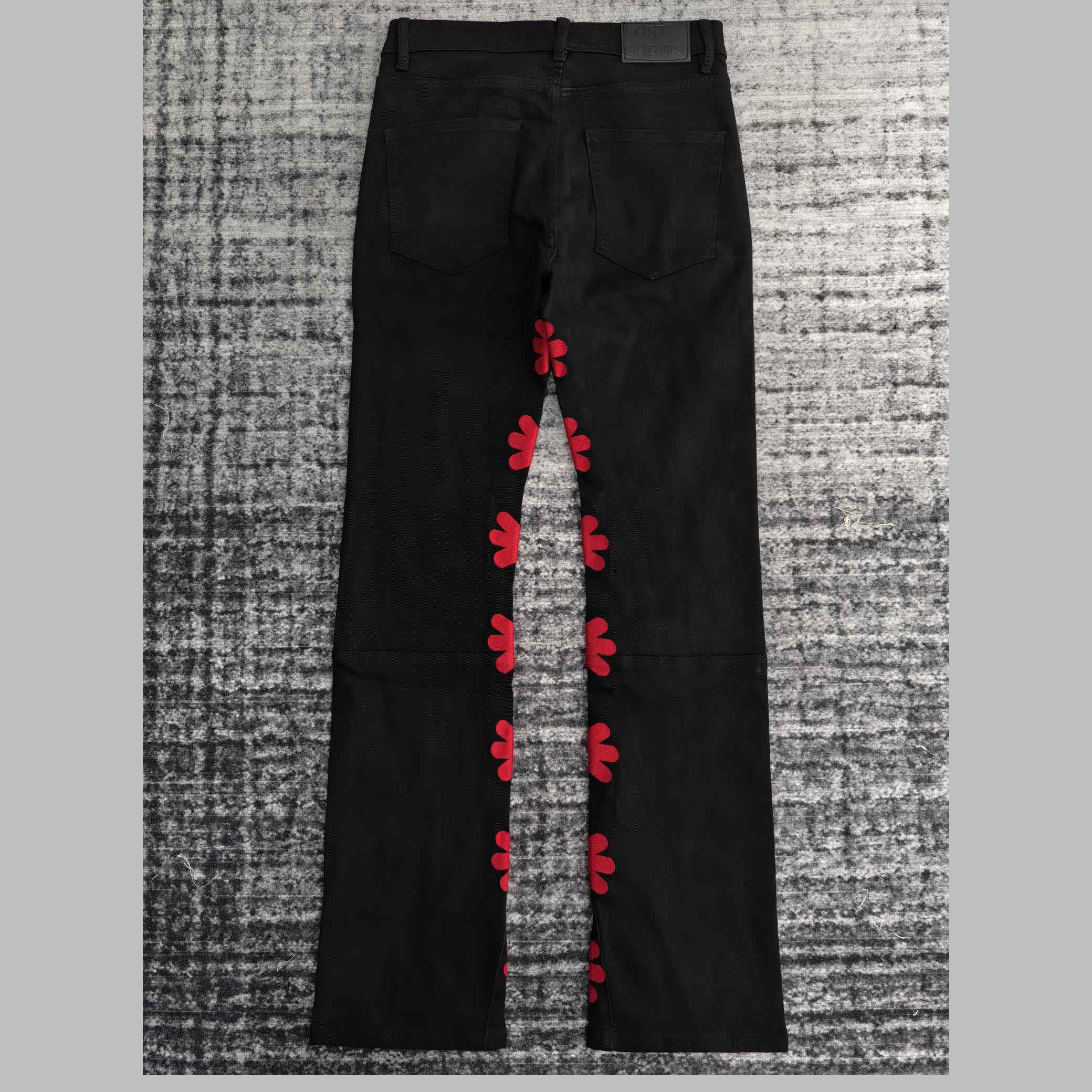 Lost Shadows  Red Waxed Denim   709 - DopestKickz