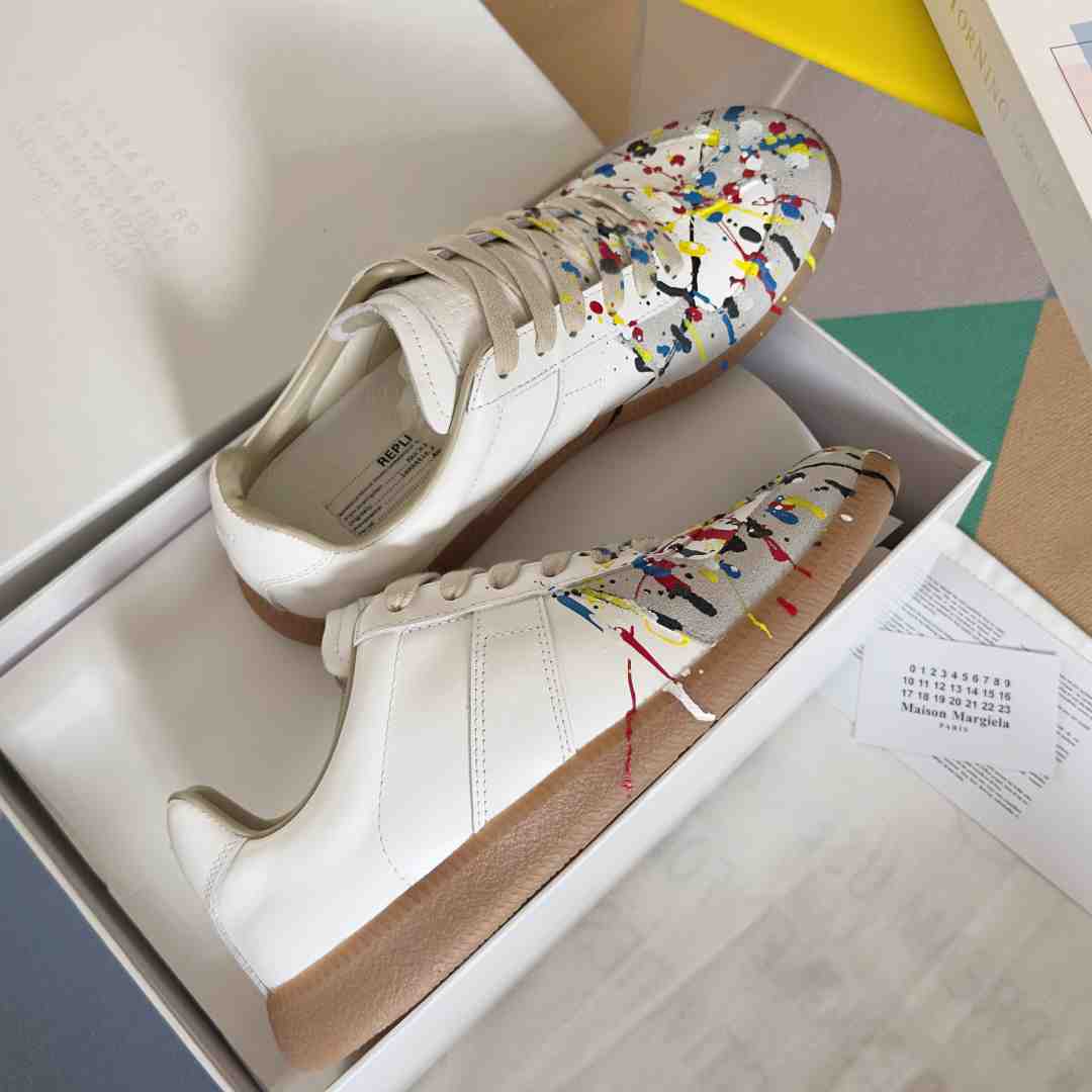 Maison Margiela Replica 'Paint Splatter - White' - DopestKickz