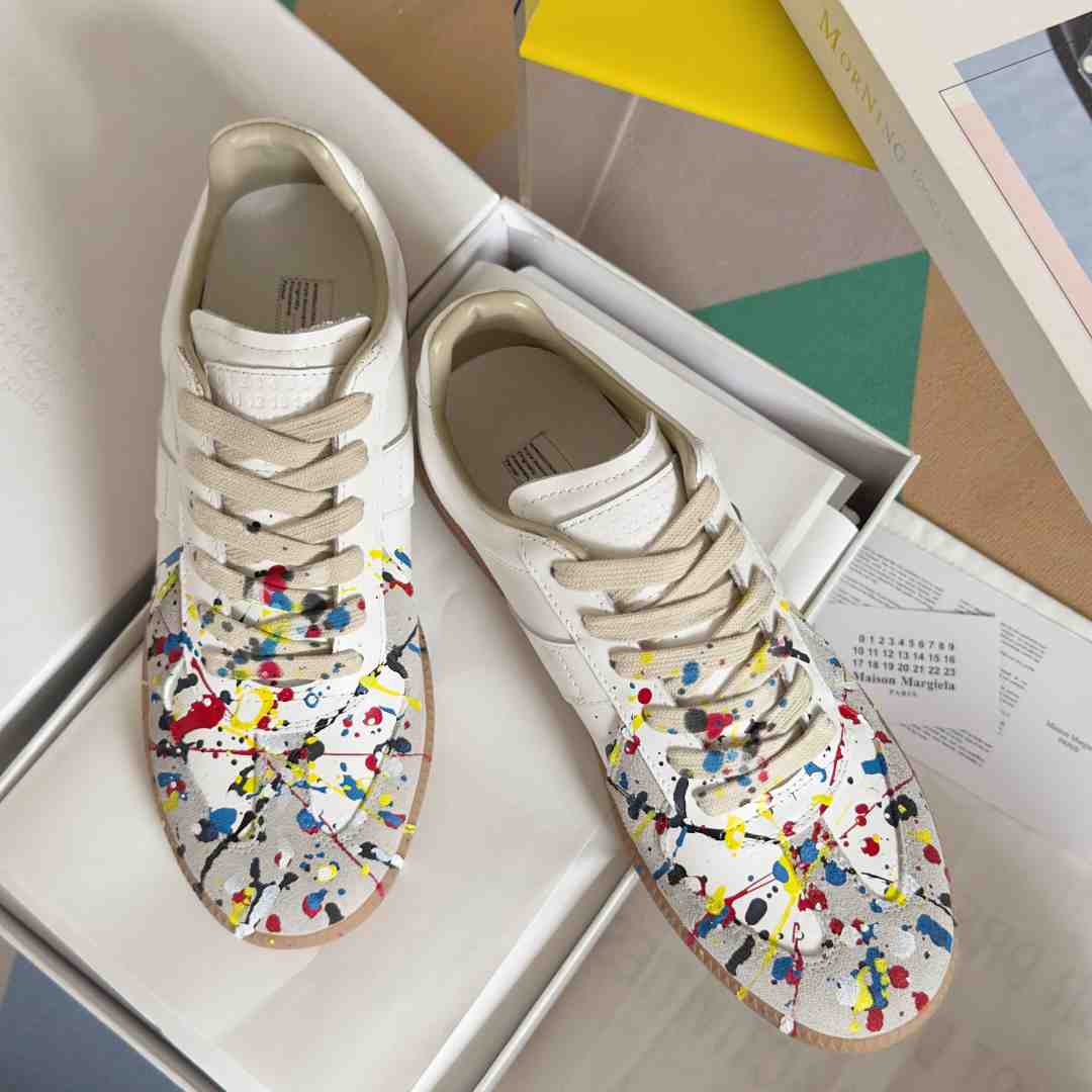 Maison Margiela Replica 'Paint Splatter - White' - DopestKickz
