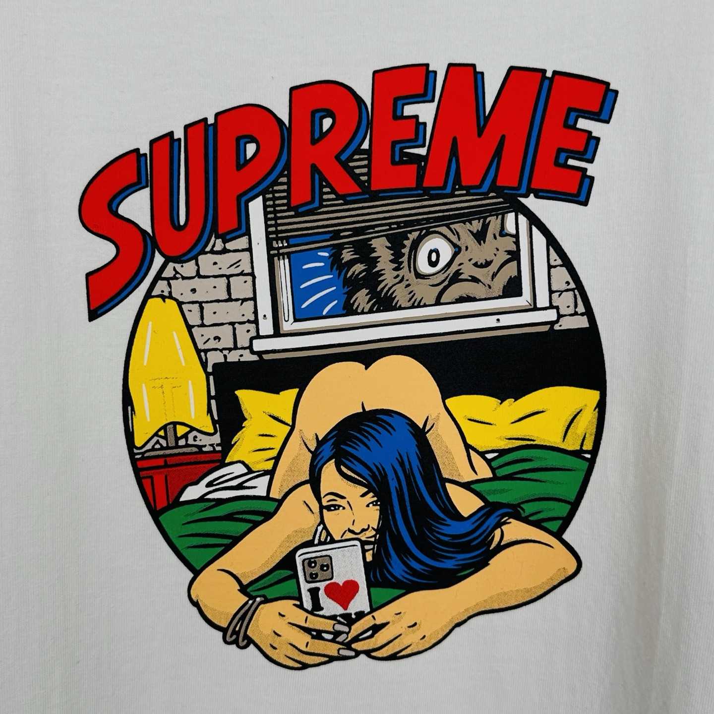Supreme Bedroom Tee 'White' - DopestKickz
