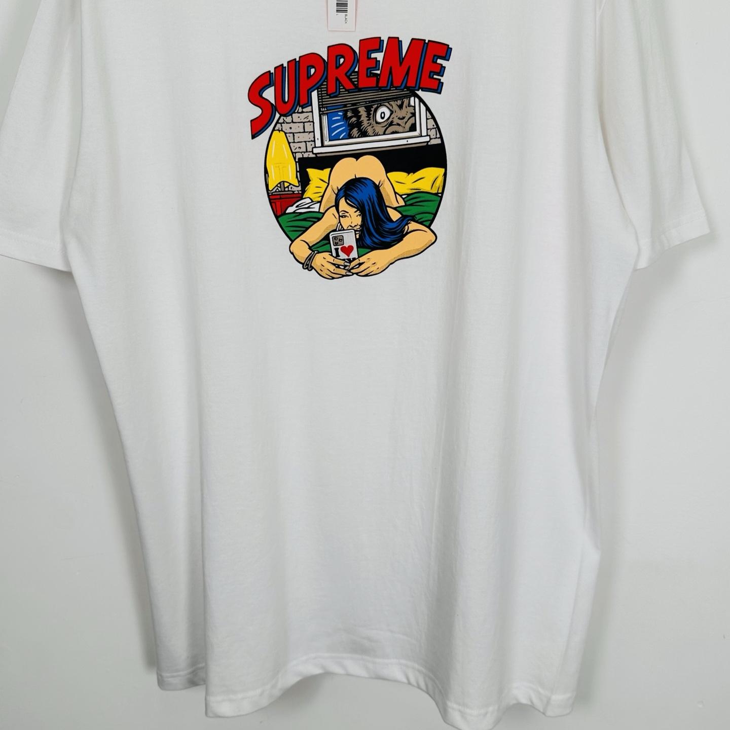 Supreme Bedroom Tee 'White' - DopestKickz