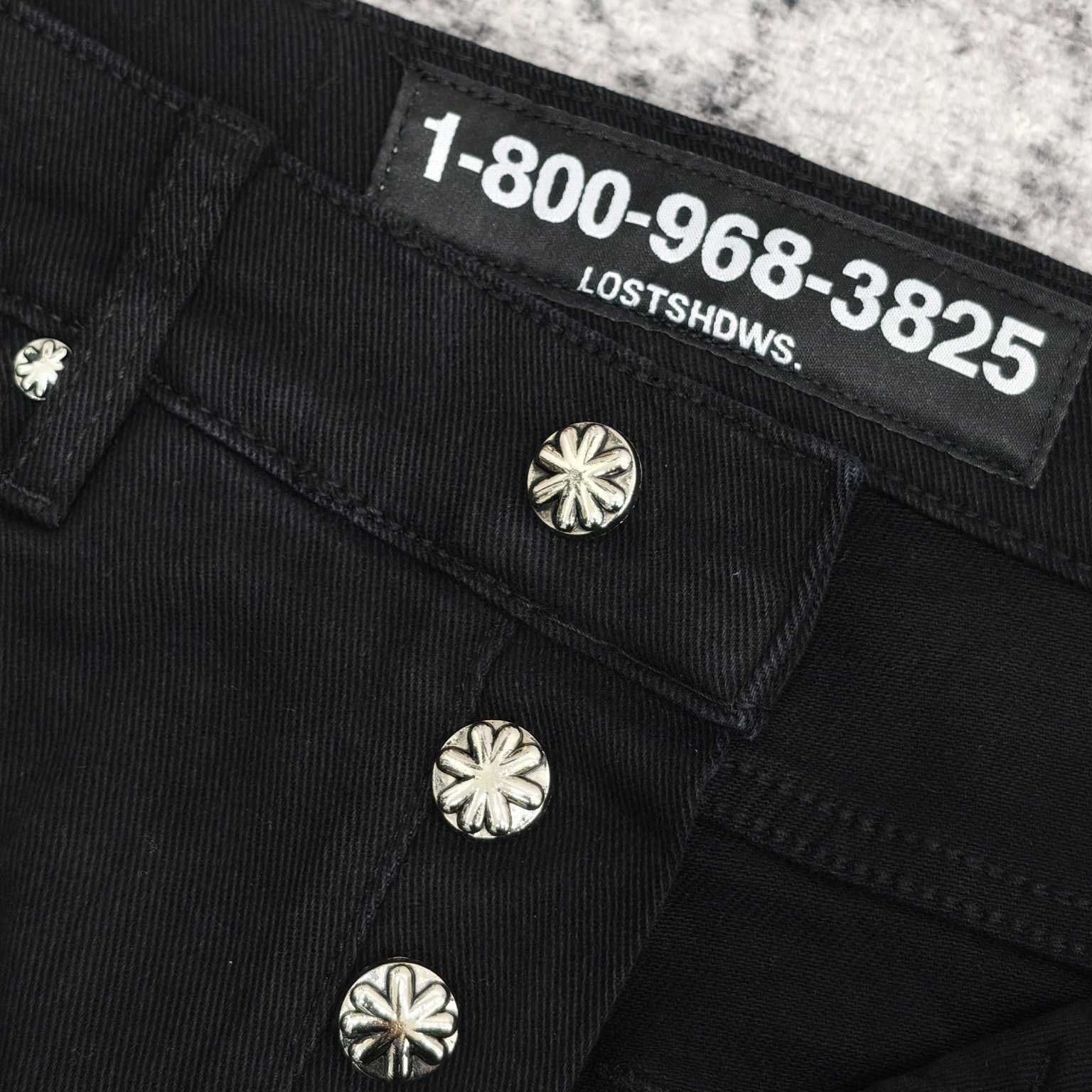 Lost Shadows Black Waxed Denim   707 - DopestKickz
