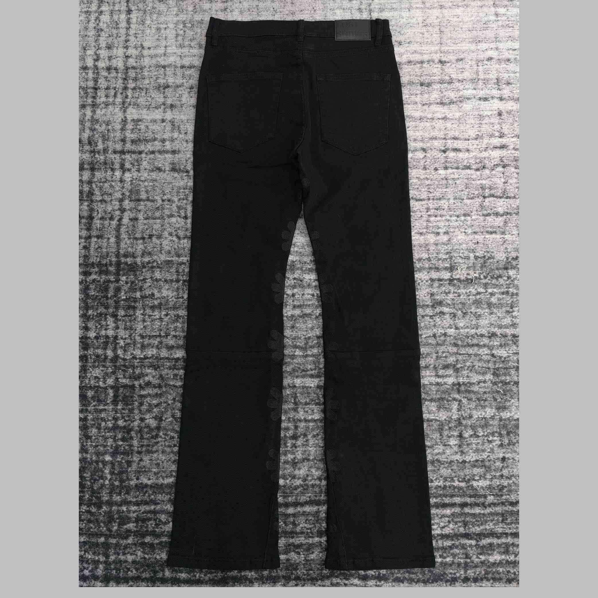 Lost Shadows Black Waxed Denim   707 - DopestKickz