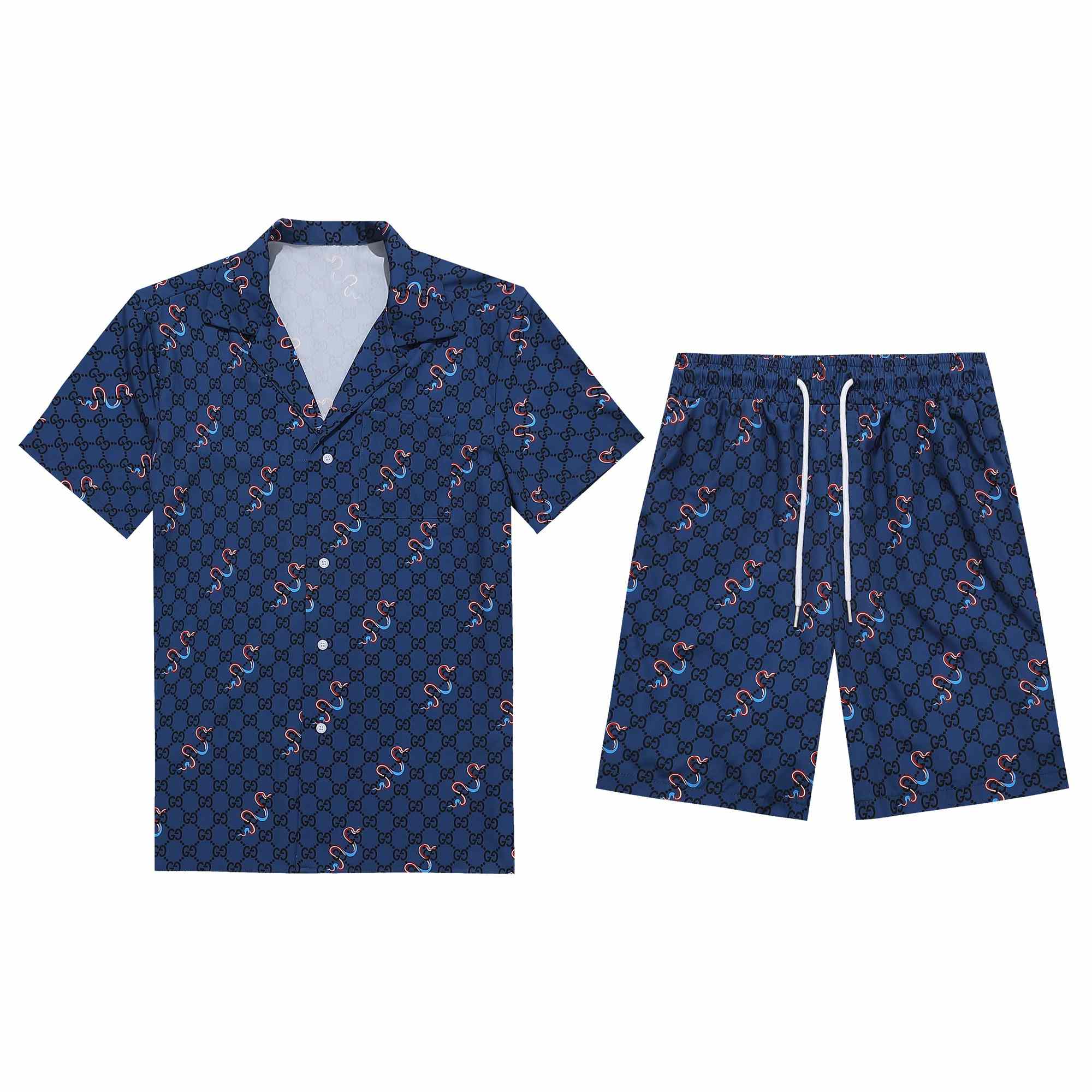 Gucci Silk Shirt And Short - DopestKickz