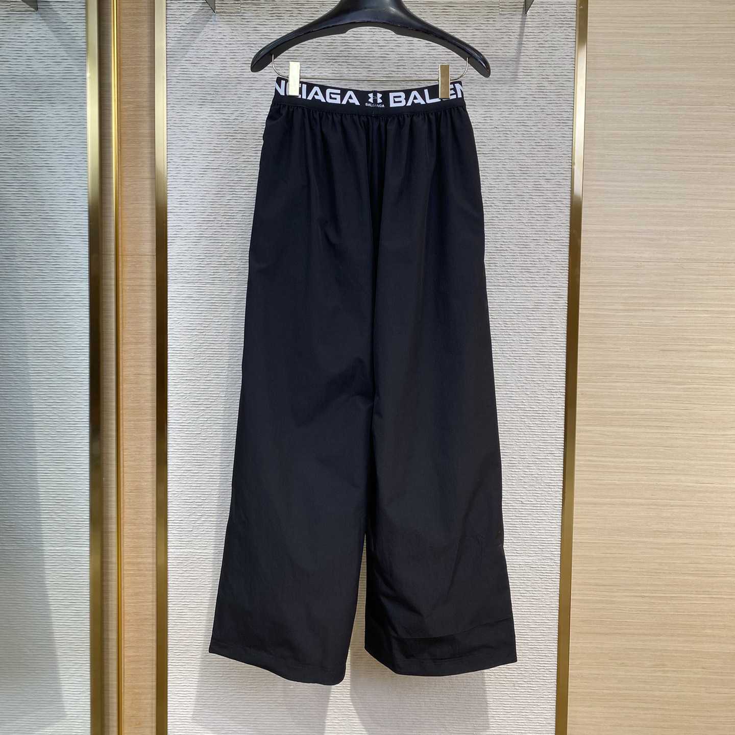 Balenciaga Men's Under Armour® Reversible Layered Tracksuit Pants In Black - DopestKickz