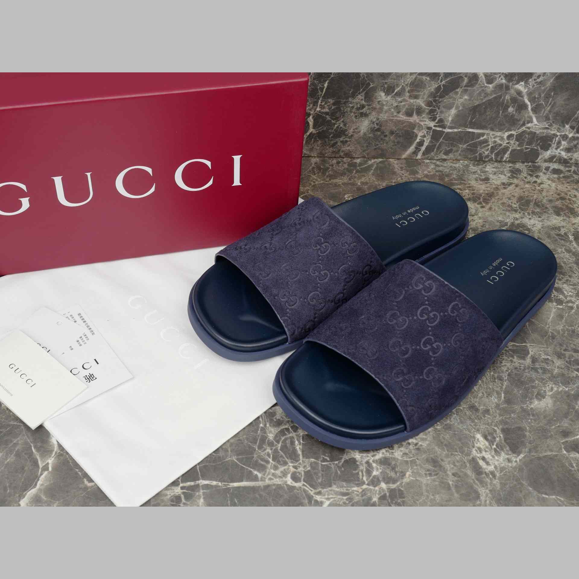 Gucci Men's Slide Sandal - DopestKickz