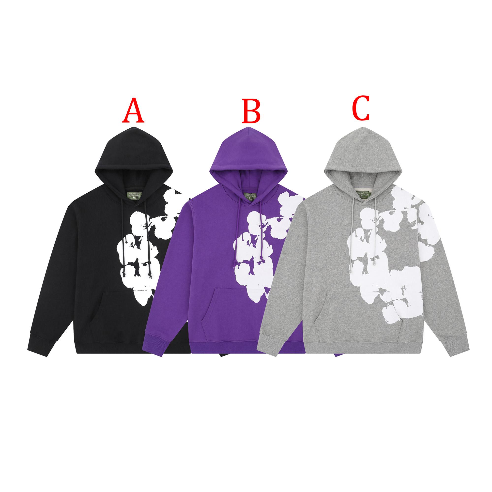 Denim Tears Big Cotton Wreath Sweatshirt - DopestKickz