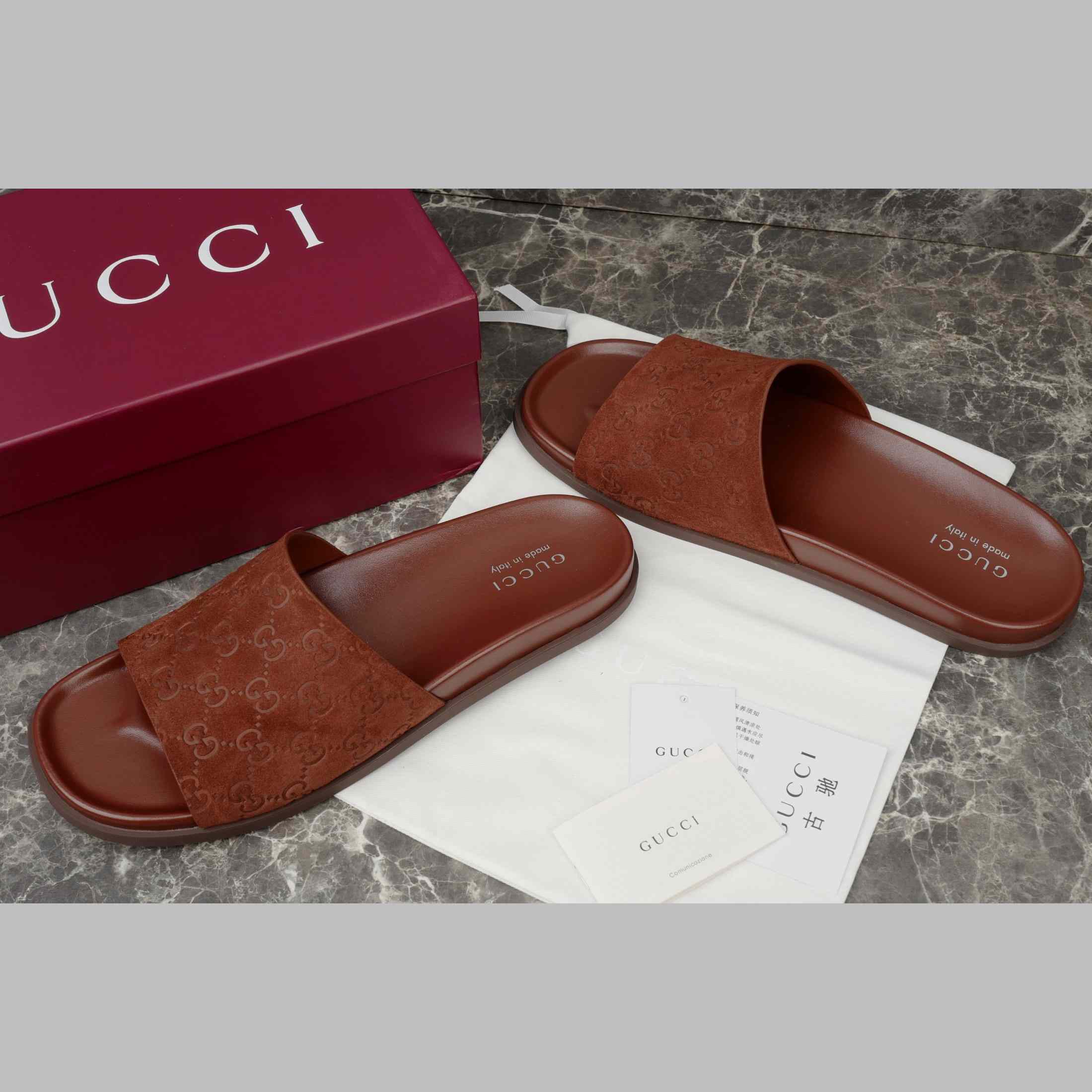 Gucci Men's Slide Sandal - DopestKickz