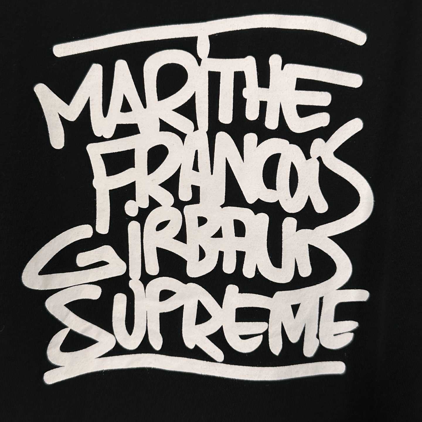 Supreme x Martithé + François Girbaud Tee 'Black' - DopestKickz