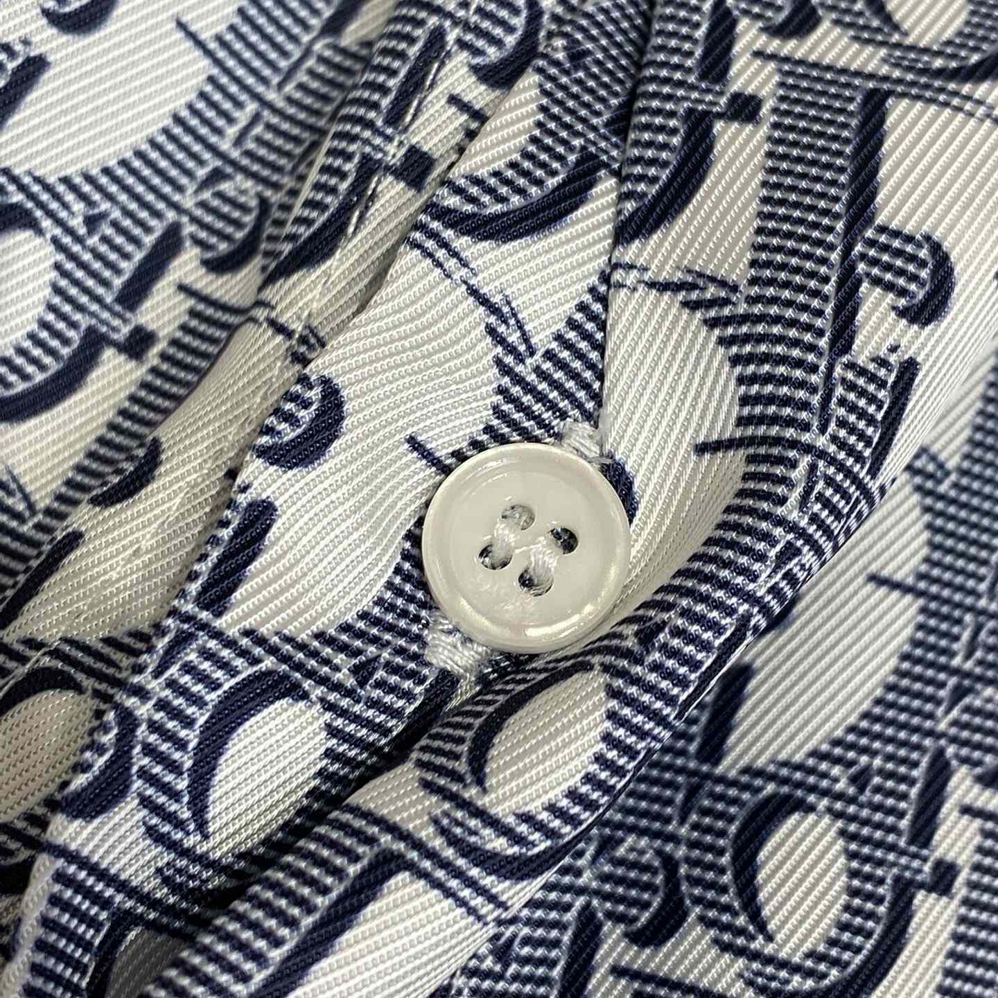 Dior Dior Oblique Long-Sleeved Shirt  - DopestKickz