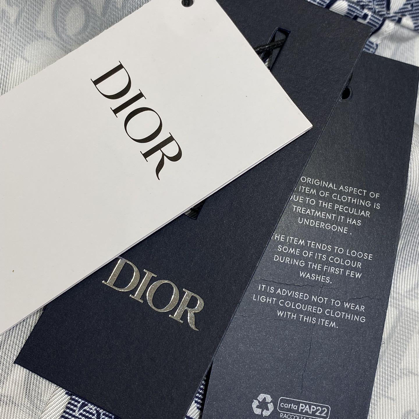 Dior Dior Oblique Long-Sleeved Shirt  - DopestKickz