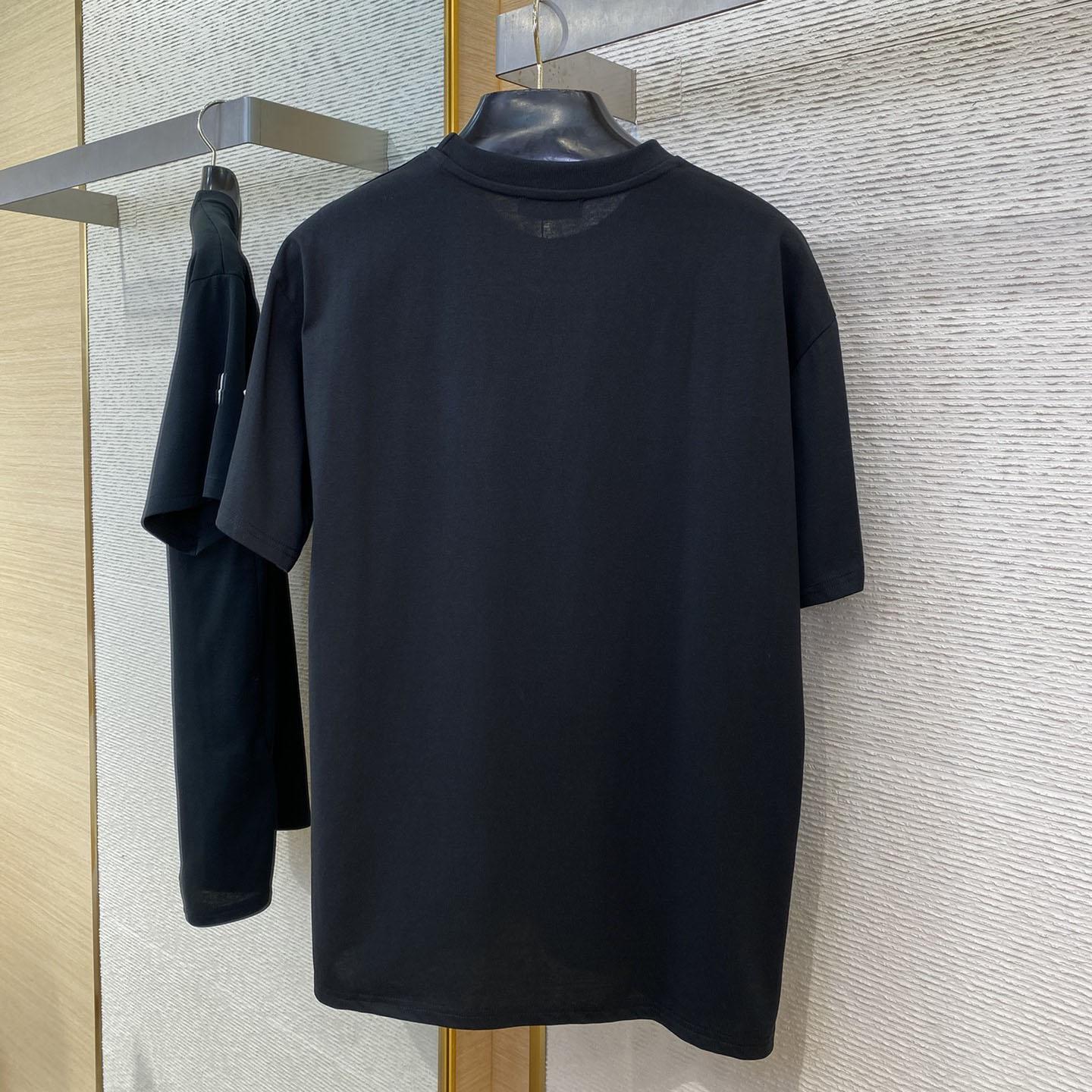 Moncler Embroidered Varsity Logo Cotton T-shirt - DopestKickz