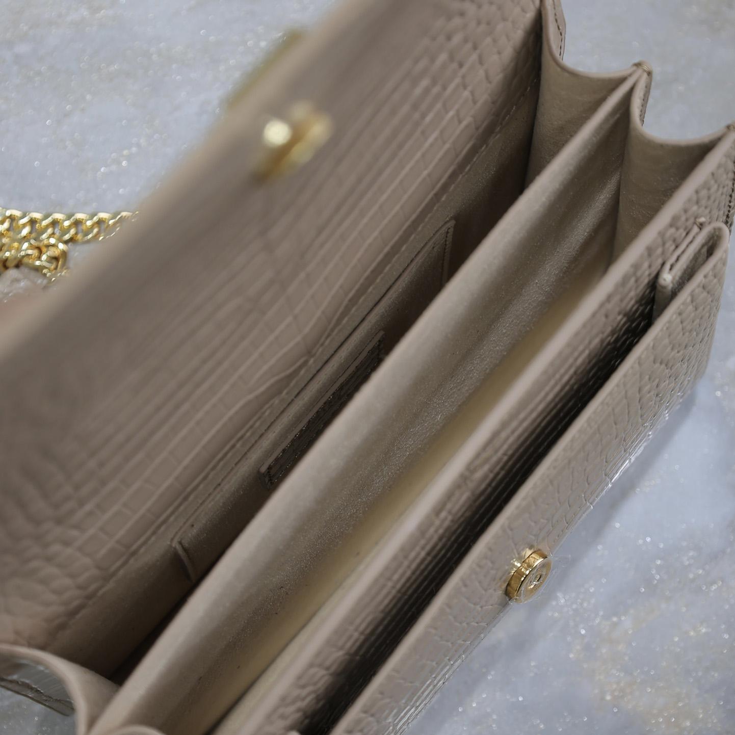 Saint Laurent Women Sunset Medium Leather Shoulder Bag （22x8x16 cm） - DopestKickz