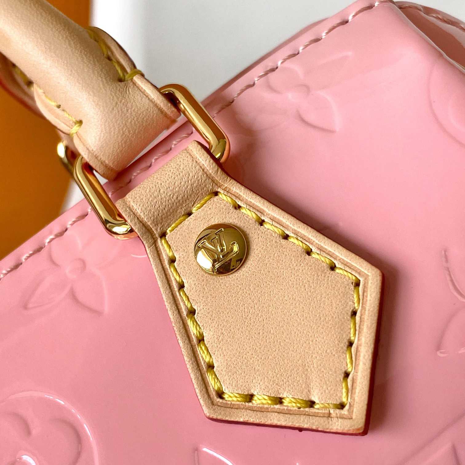 Louis Vuitton Nano Speedy Monogram Vernis Leather  16x10x7.5cm  M81879 - DopestKickz