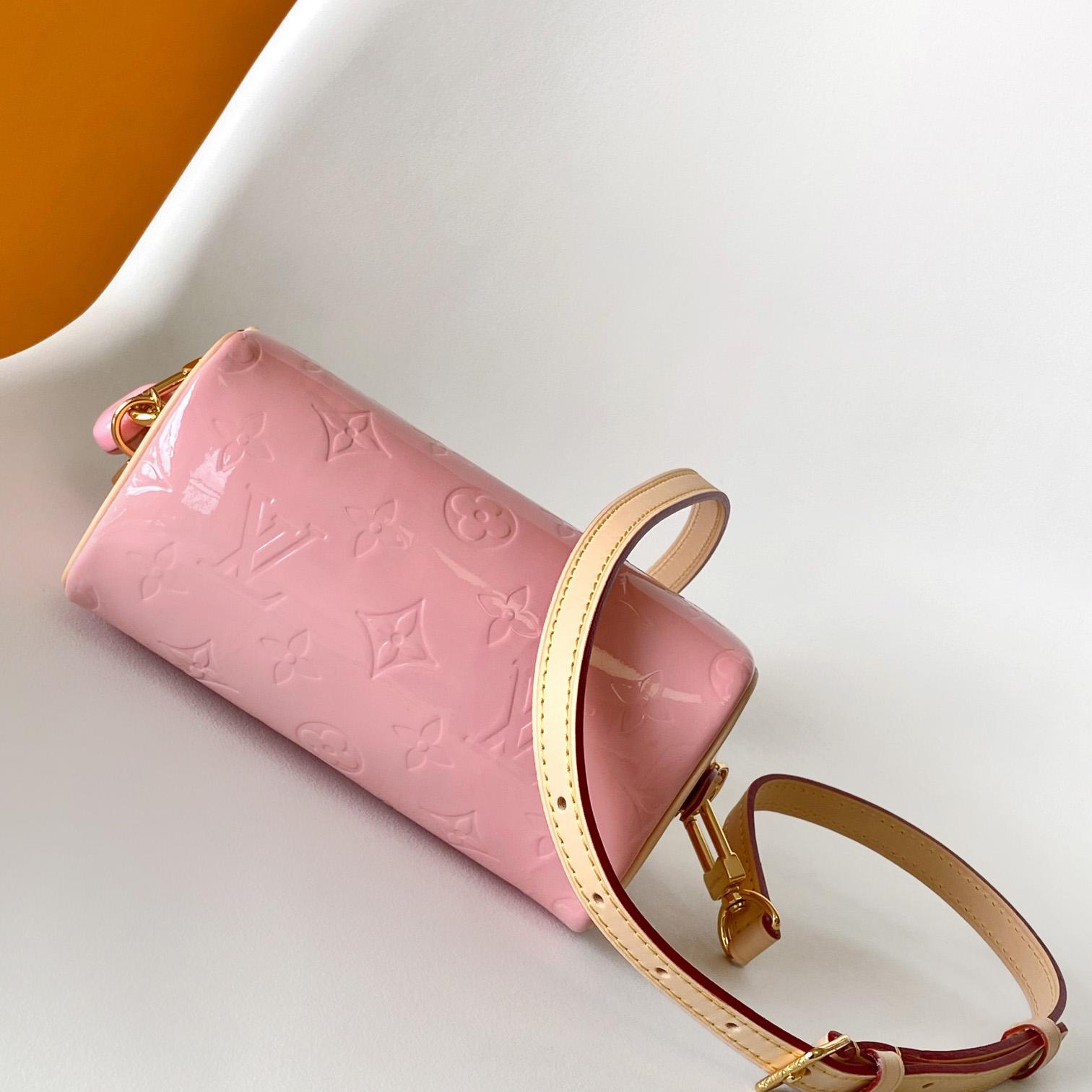 Louis Vuitton Nano Speedy Monogram Vernis Leather  16x10x7.5cm  M81879 - DopestKickz