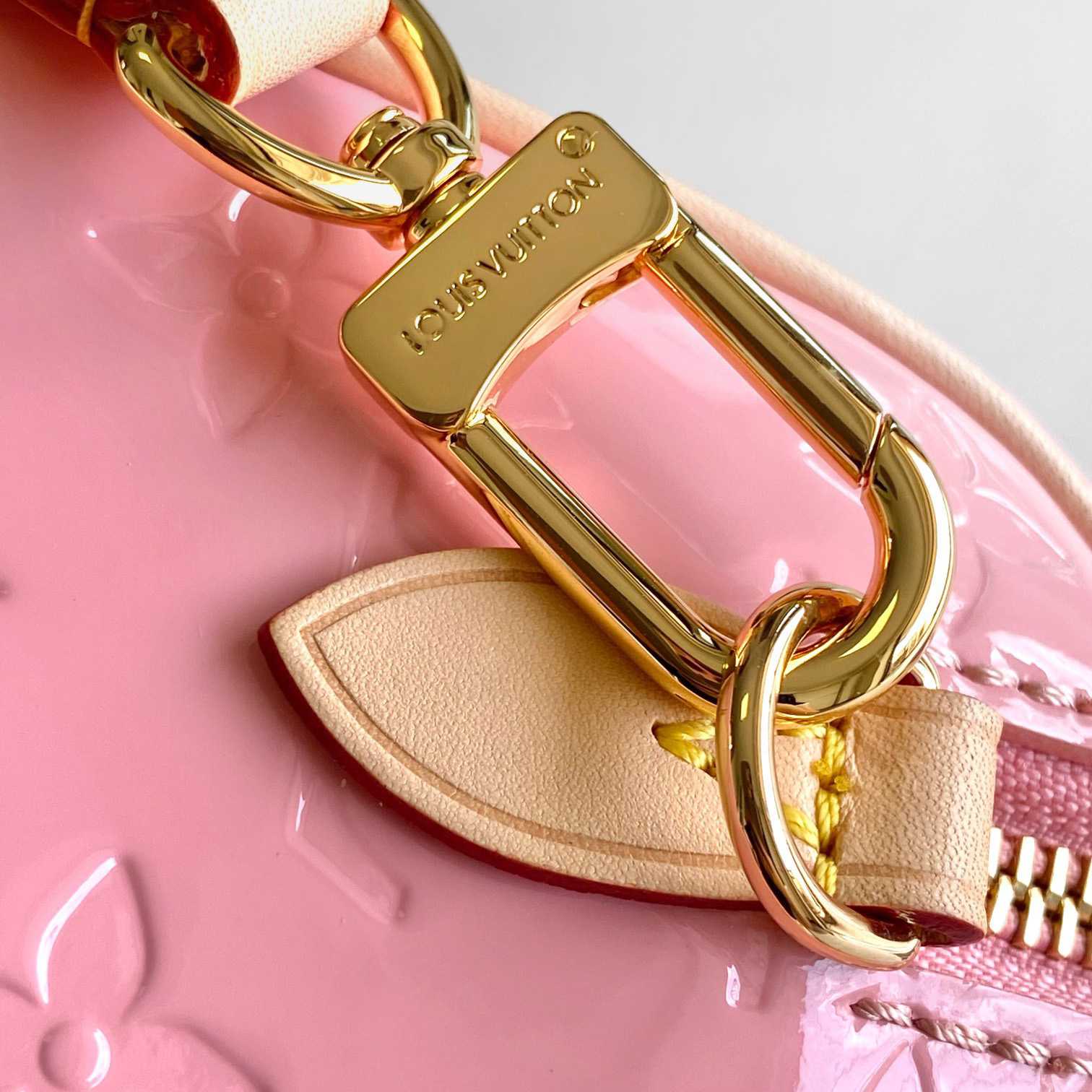 Louis Vuitton Nano Speedy Monogram Vernis Leather  16x10x7.5cm  M81879 - DopestKickz