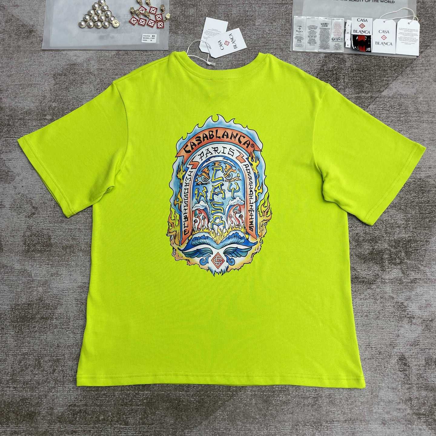 Casablanca Casa Way Skate Printed T-shirt   C980 - DopestKickz