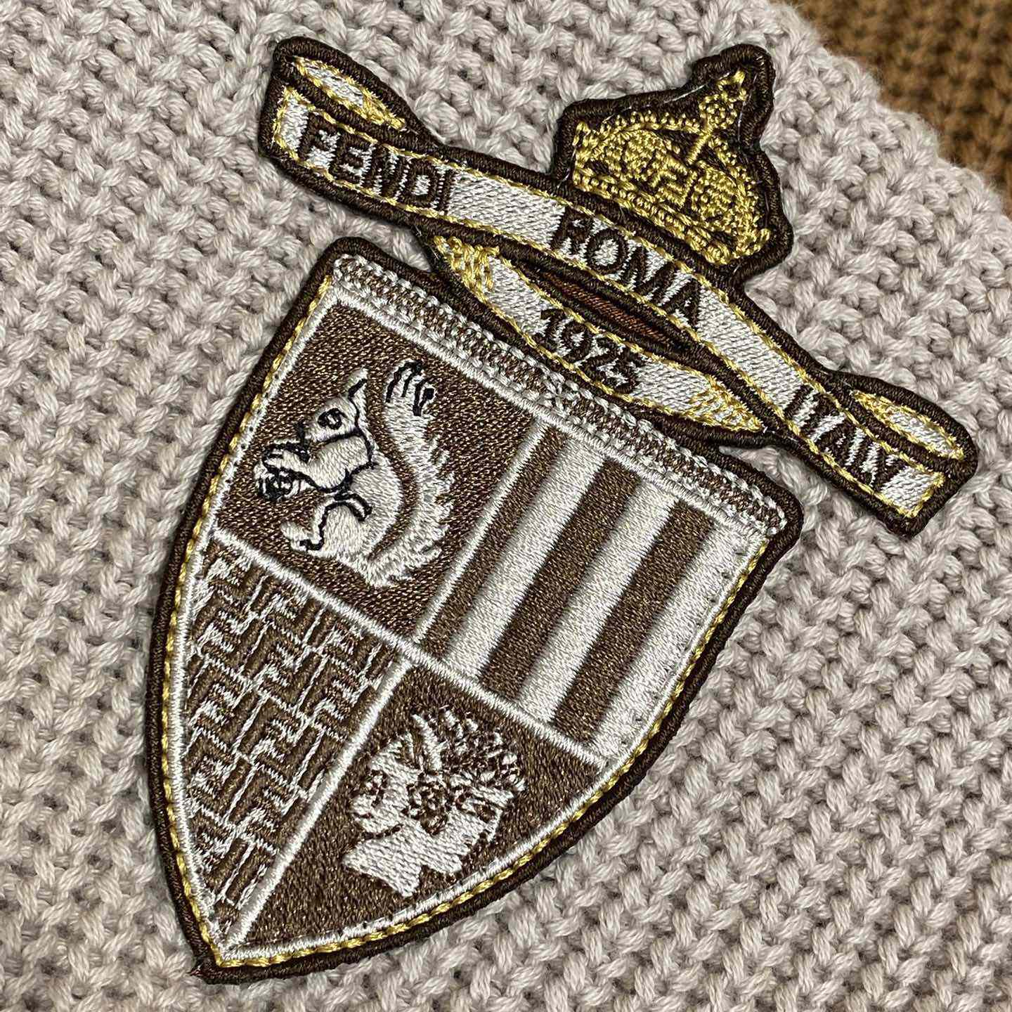 Fendi Yellow And Beige Cotton Jersey Polo Shirt - DopestKickz