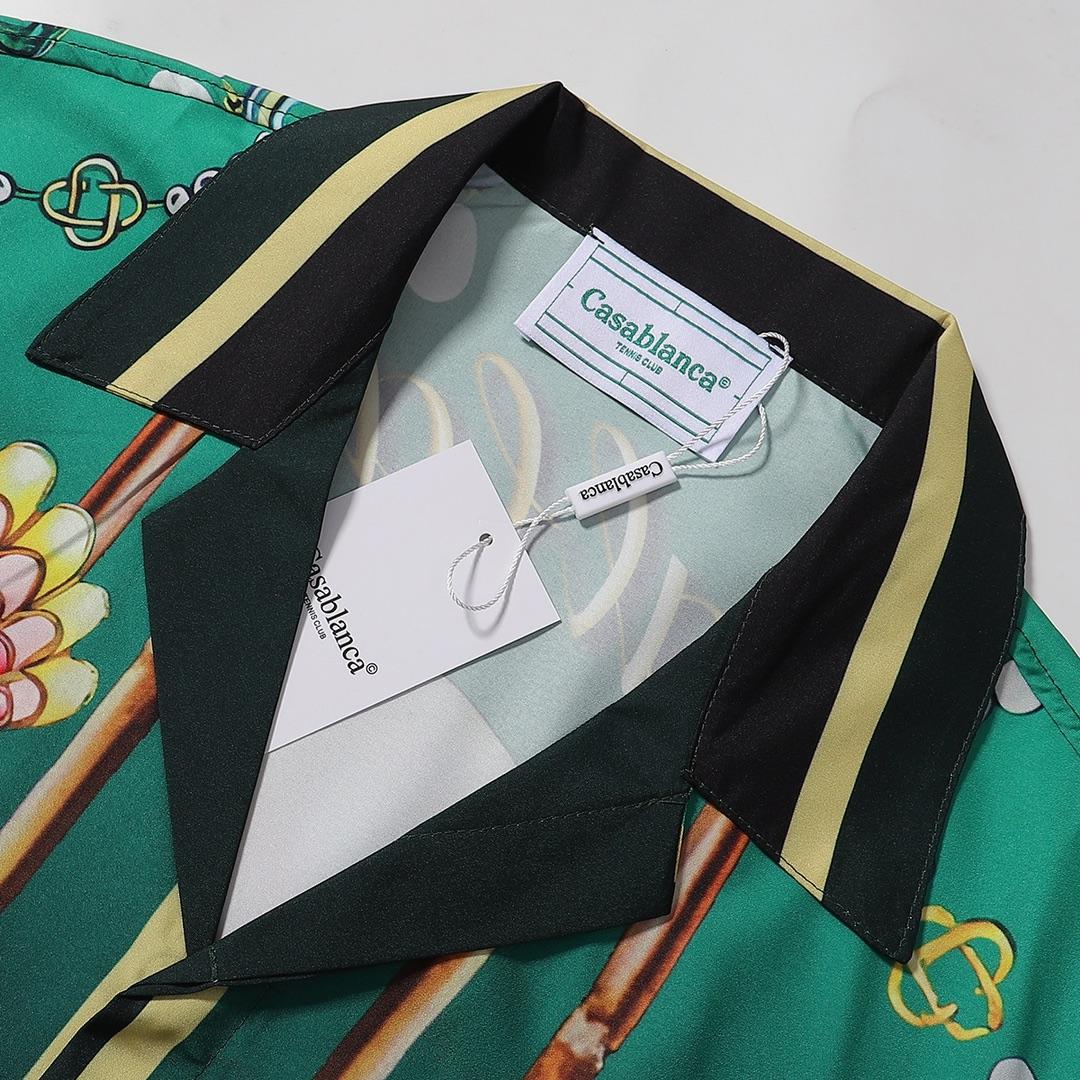 Casablanca La Boite A Bijoux Silk Shirt     - DopestKickz